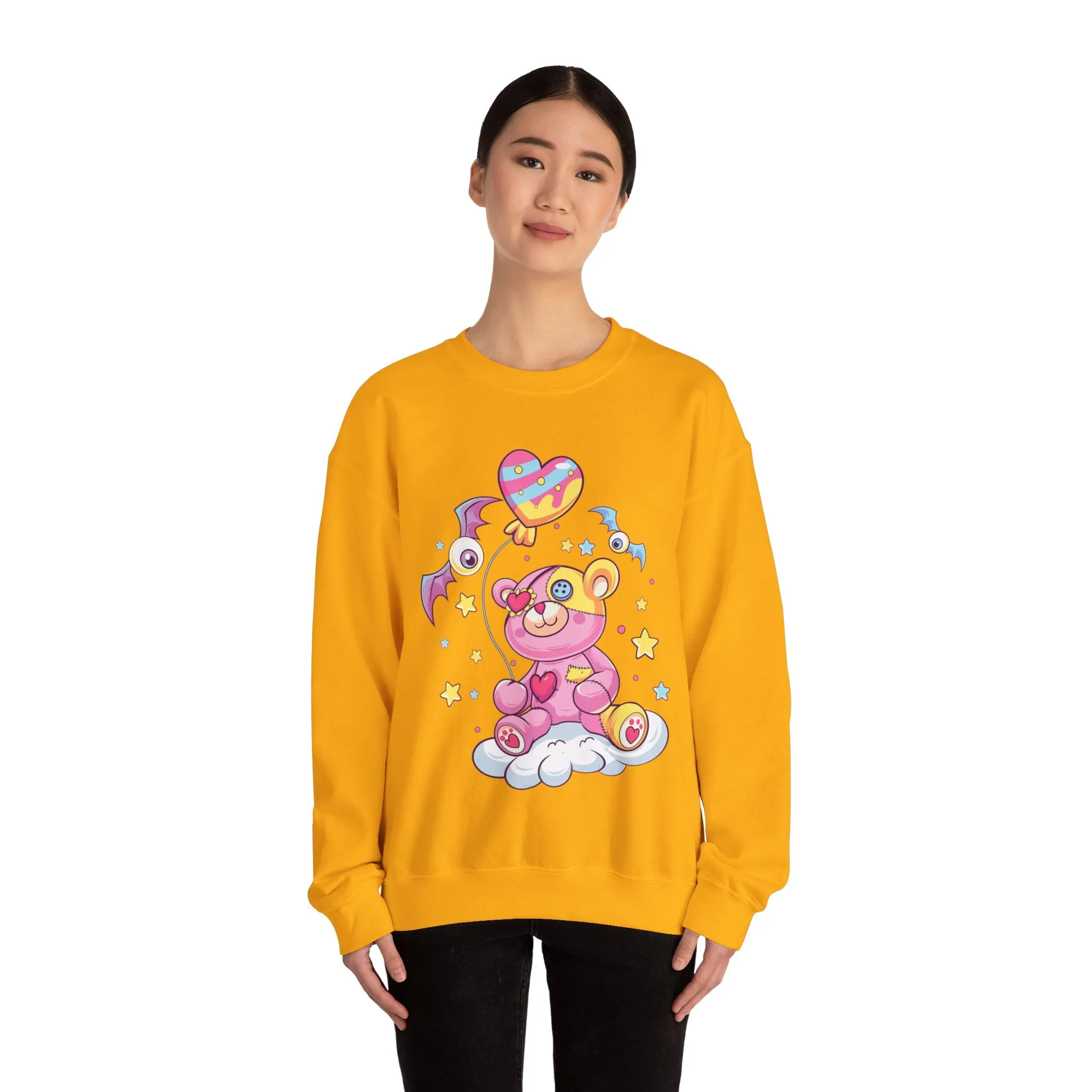 Bat Eye Teddy Bear Sweatshirt