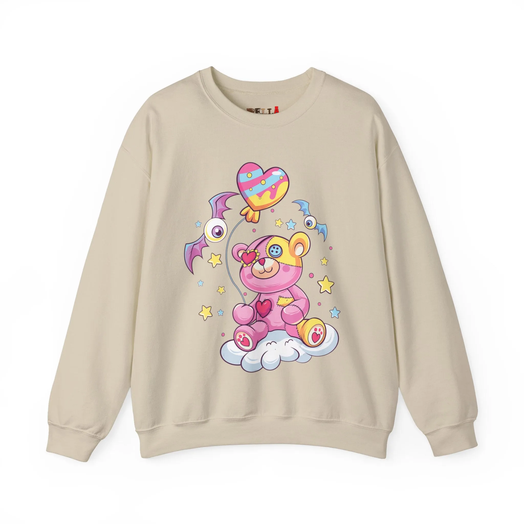Bat Eye Teddy Bear Sweatshirt