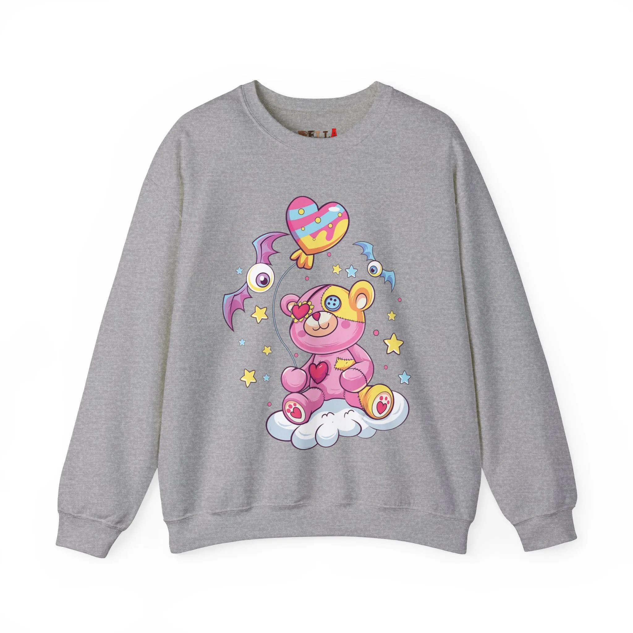 Bat Eye Teddy Bear Sweatshirt