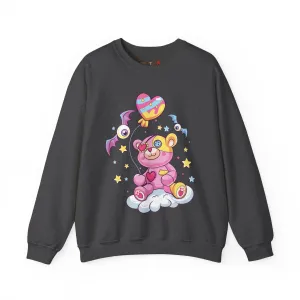 Bat Eye Teddy Bear Sweatshirt