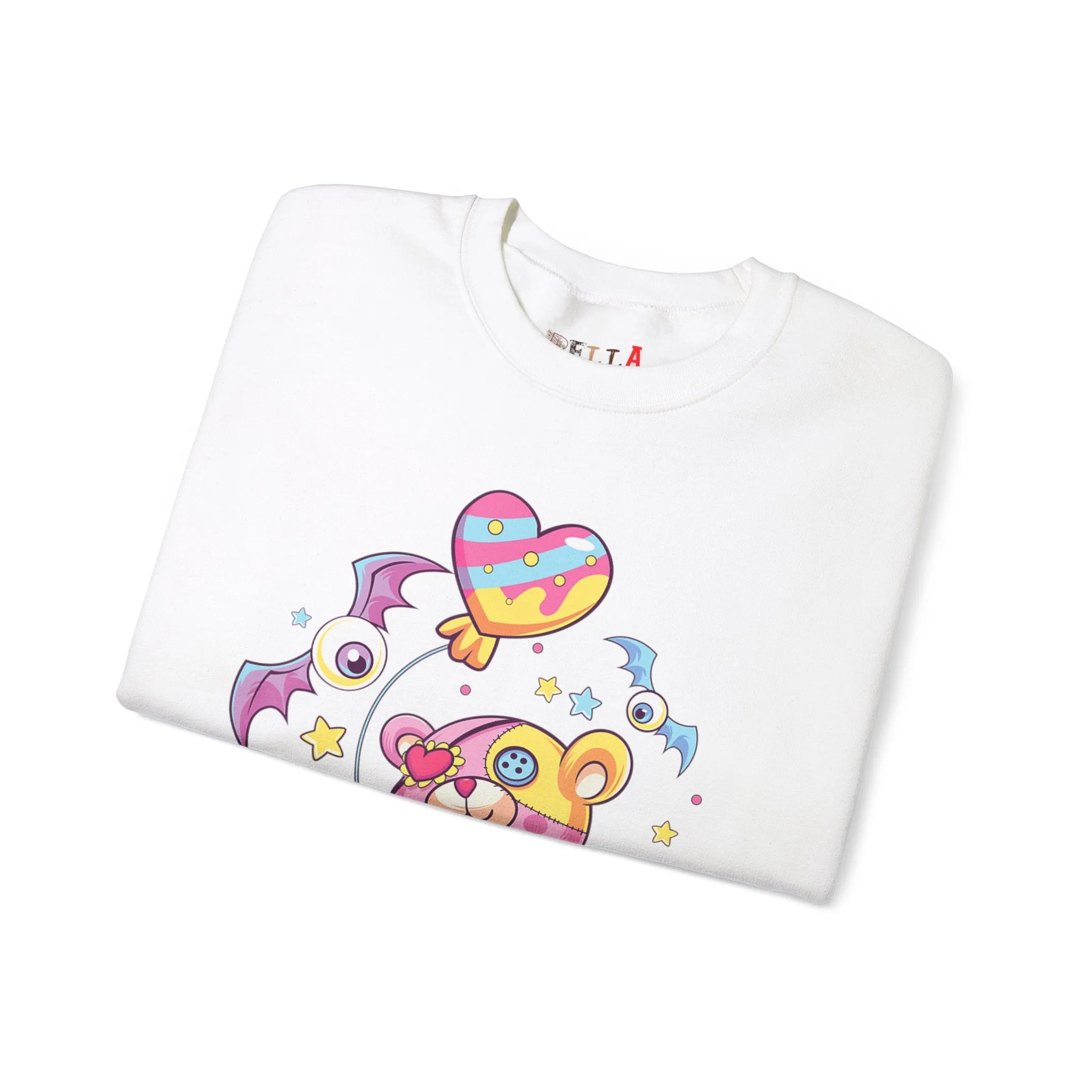 Bat Eye Teddy Bear Sweatshirt