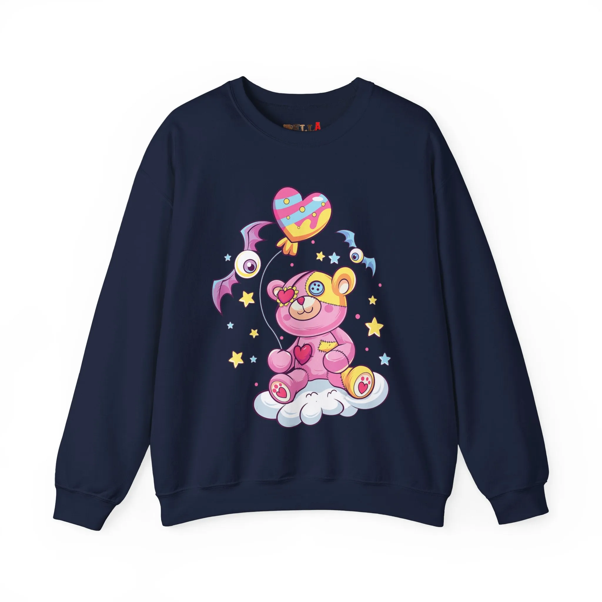 Bat Eye Teddy Bear Sweatshirt