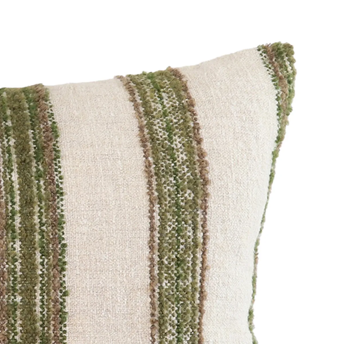 Becker Pillow - Natural & Olive