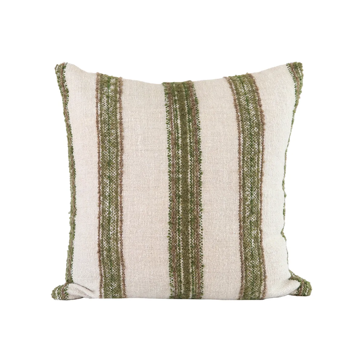 Becker Pillow - Natural & Olive