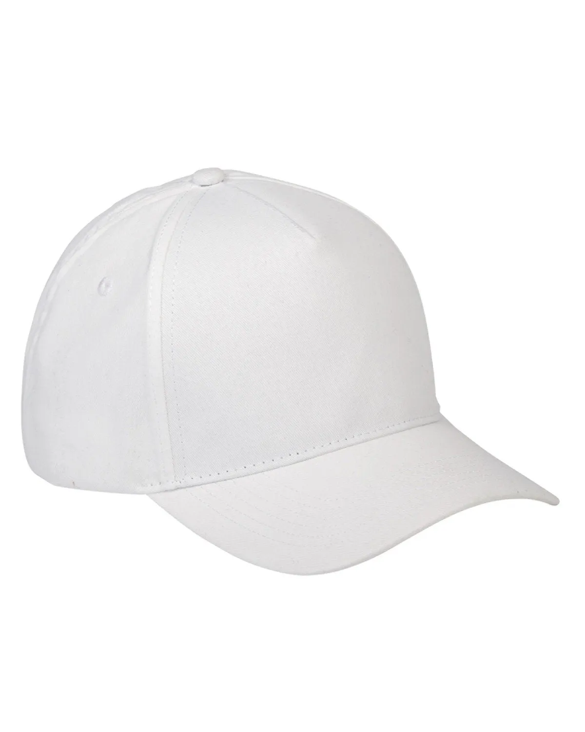 Big Accessories 5-Panel Brushed Twill Cap