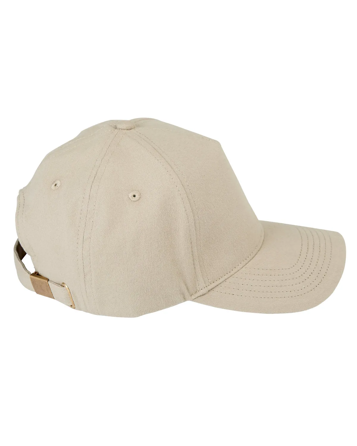 Big Accessories 5-Panel Brushed Twill Cap