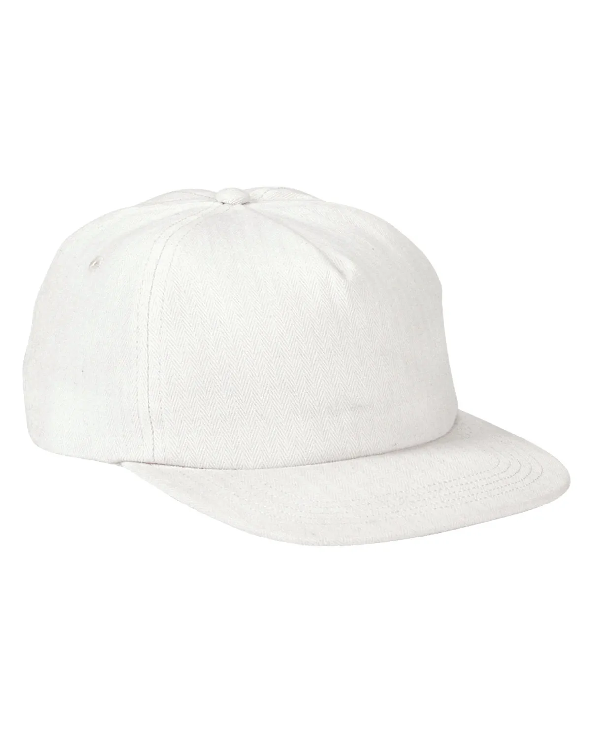Big Accessories - Squatty Herringbone Cap