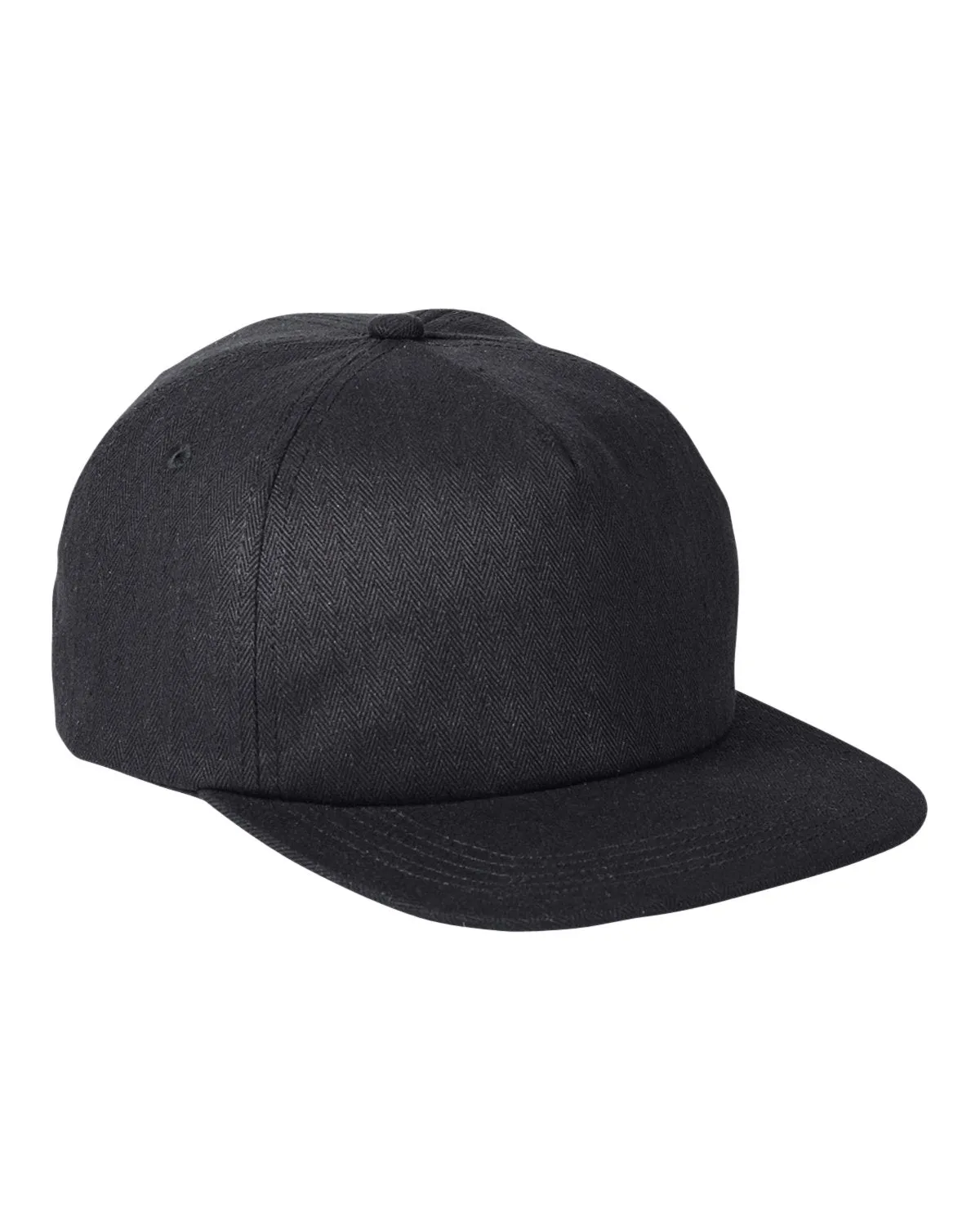 Big Accessories - Squatty Herringbone Cap