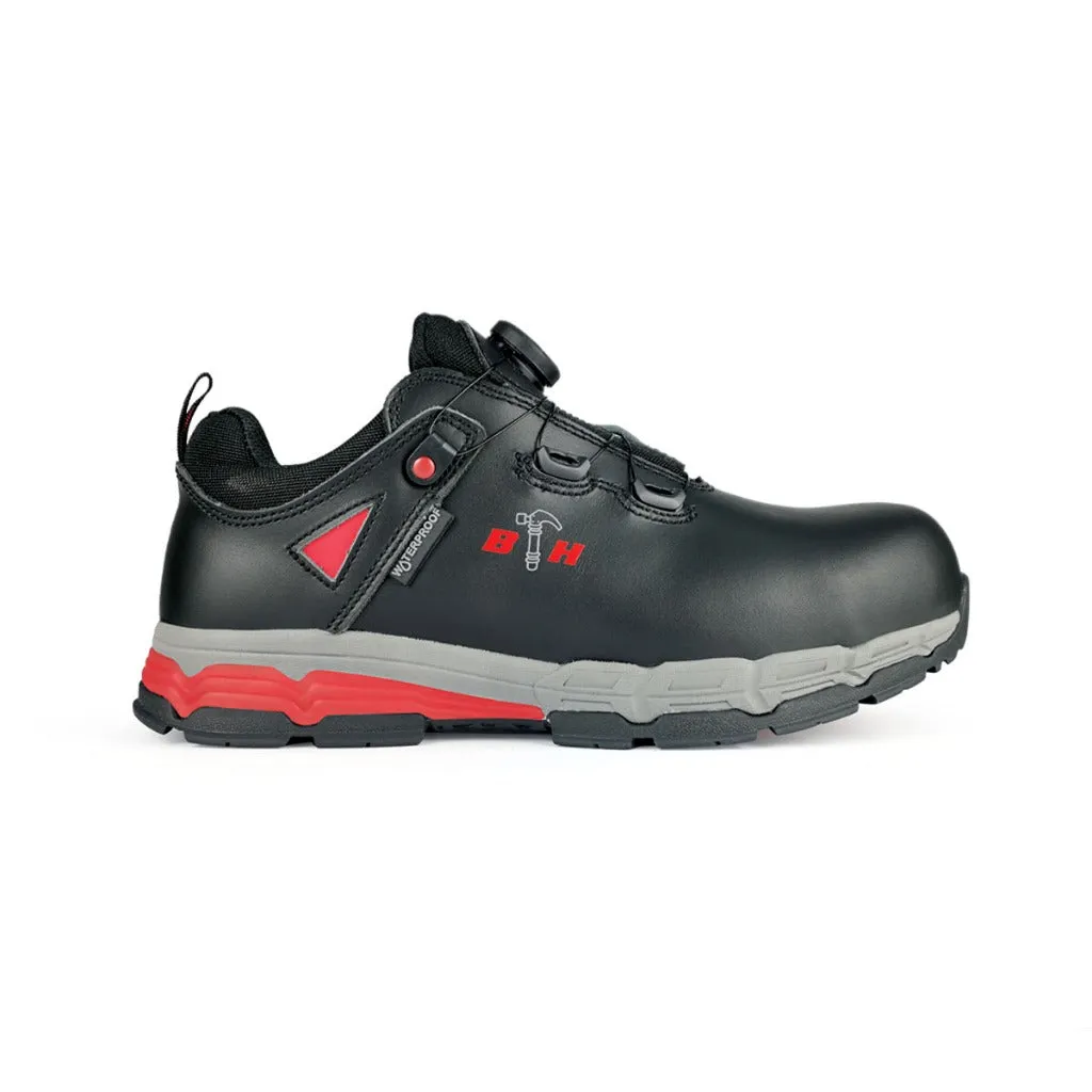 Black Hammer Pro Series Men Waterproof Low Cut with Fastlock Safety Shoe BH-1106-RS