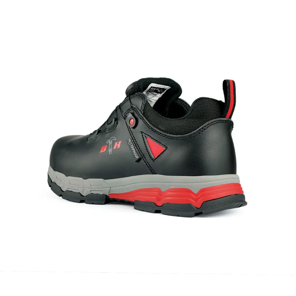 Black Hammer Pro Series Men Waterproof Low Cut with Fastlock Safety Shoe BH-1106-RS