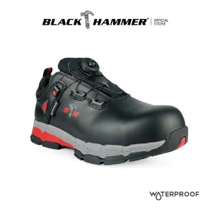 Black Hammer Pro Series Men Waterproof Low Cut with Fastlock Safety Shoe BH-1106-RS