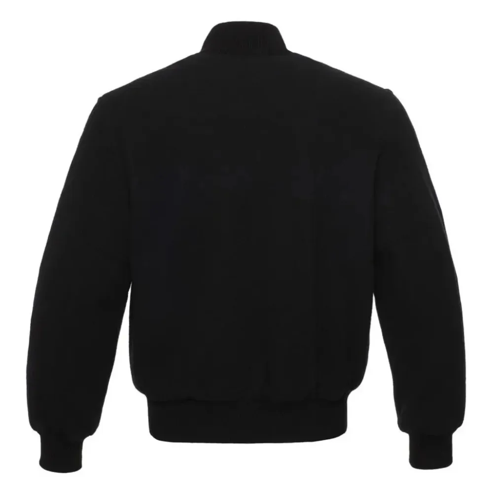 Black Iron Varsity Jacket