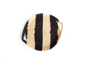 Black Striped Serving Tray