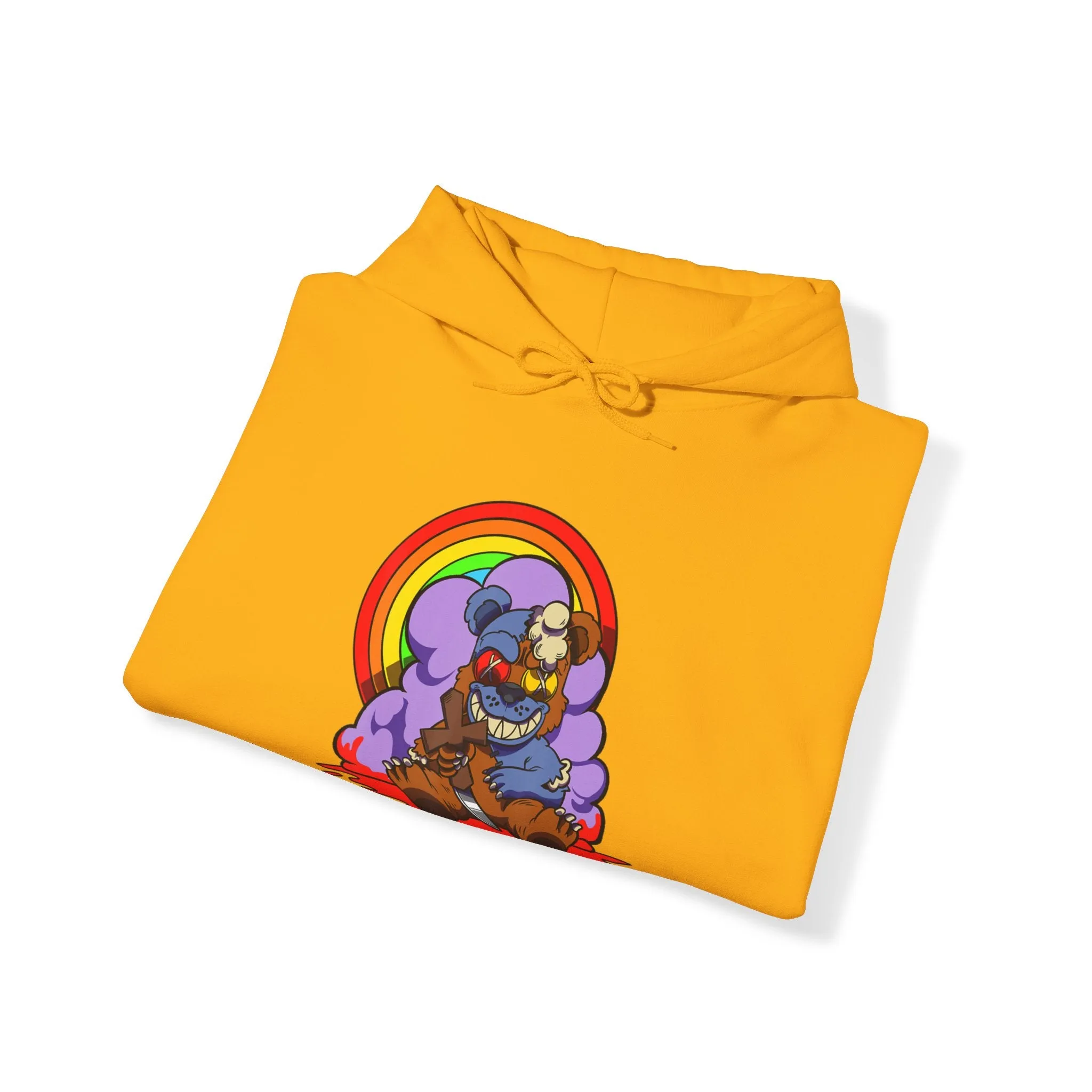 Bloody Knife Teddy Bear Hoodie