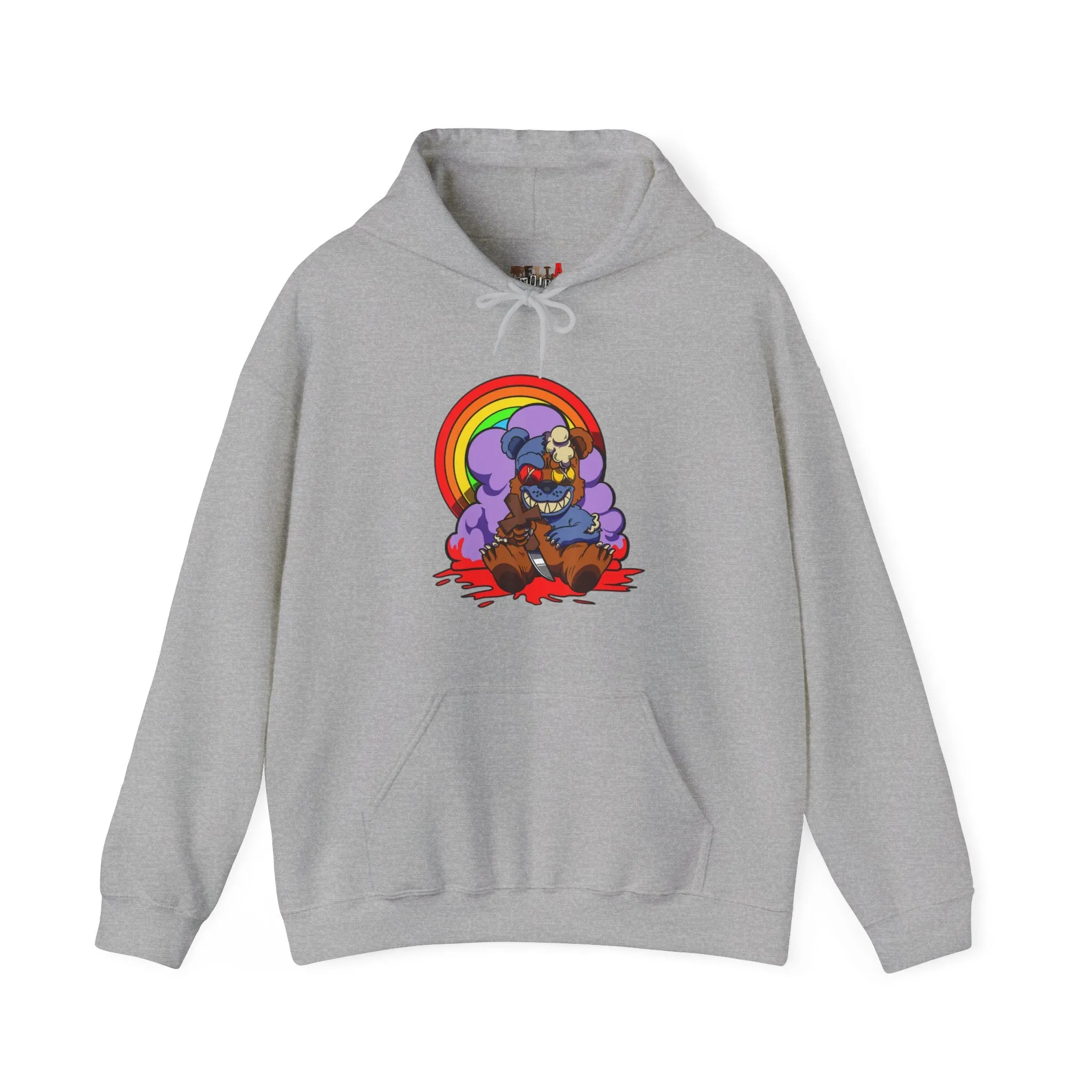 Bloody Knife Teddy Bear Hoodie