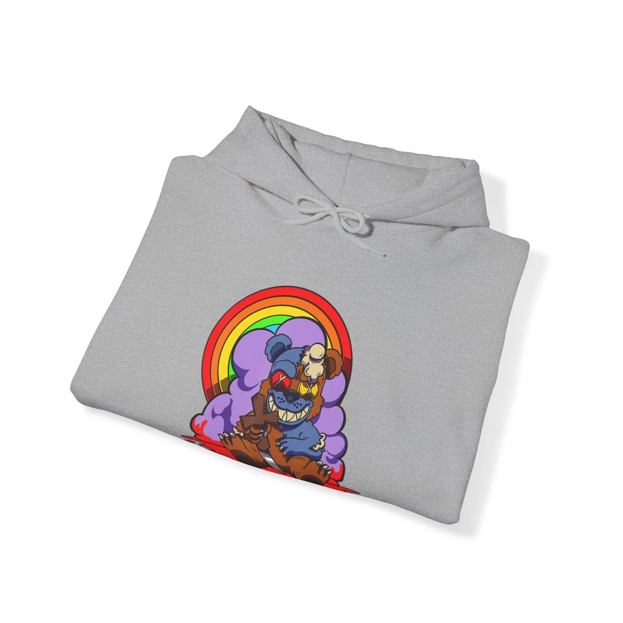 Bloody Knife Teddy Bear Hoodie