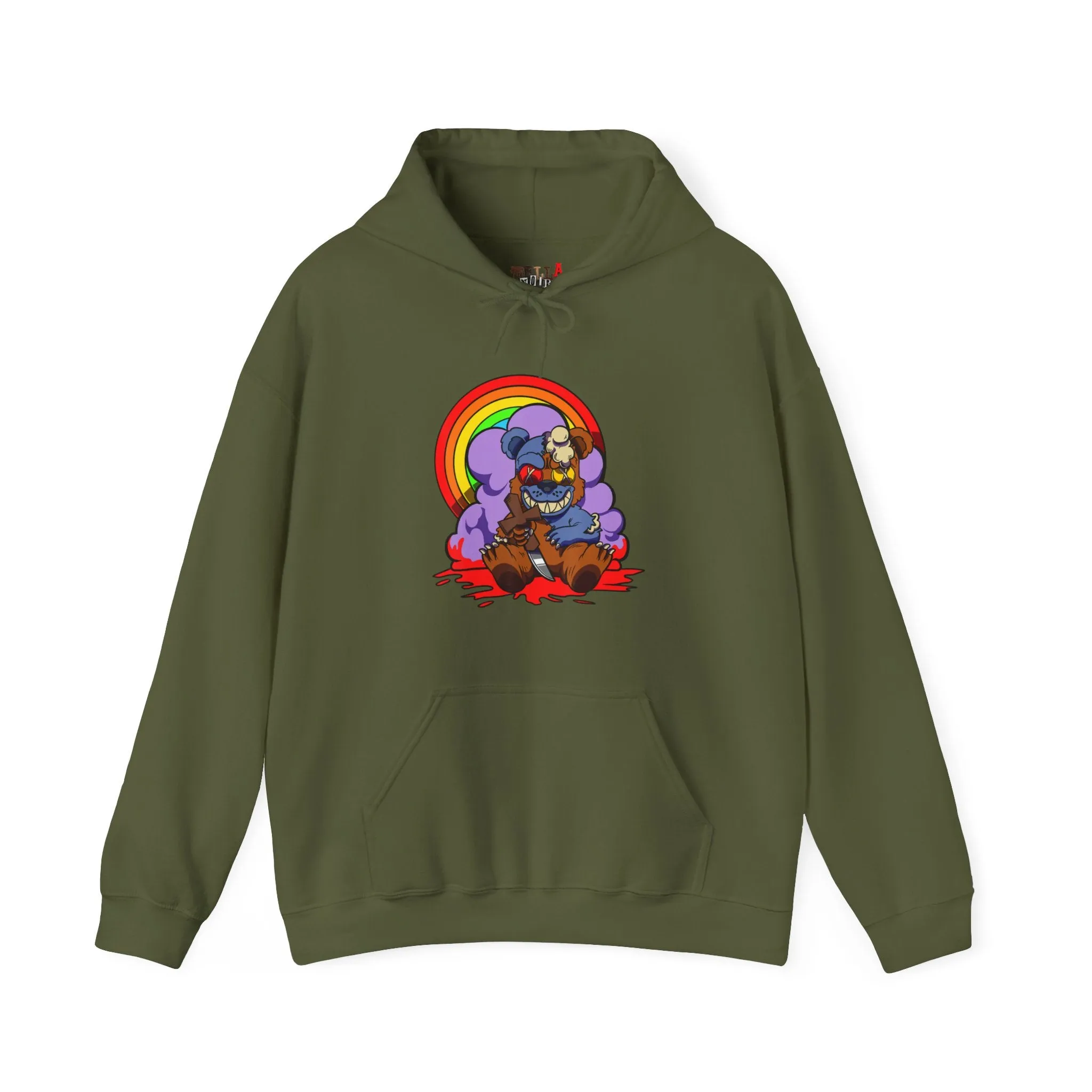 Bloody Knife Teddy Bear Hoodie