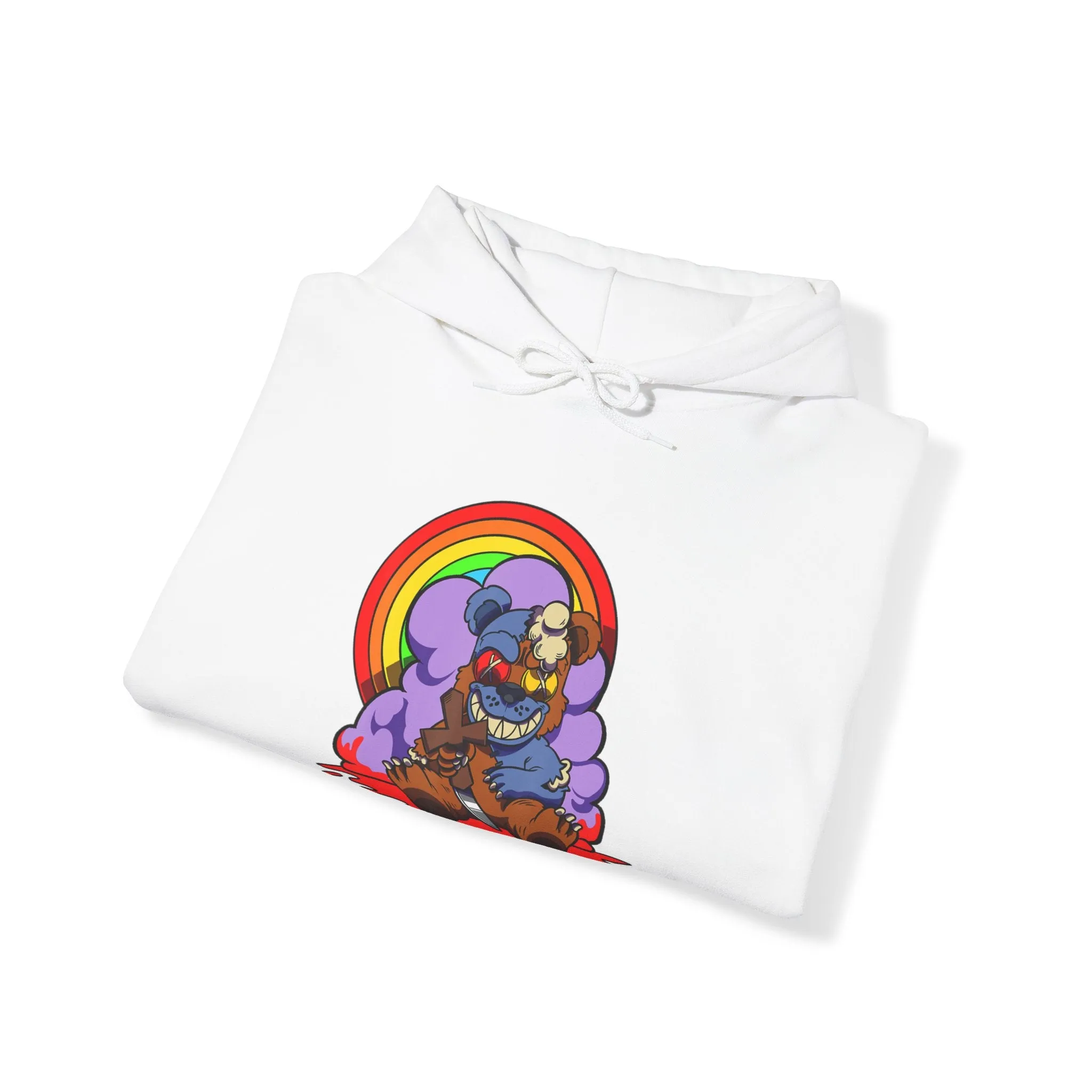 Bloody Knife Teddy Bear Hoodie