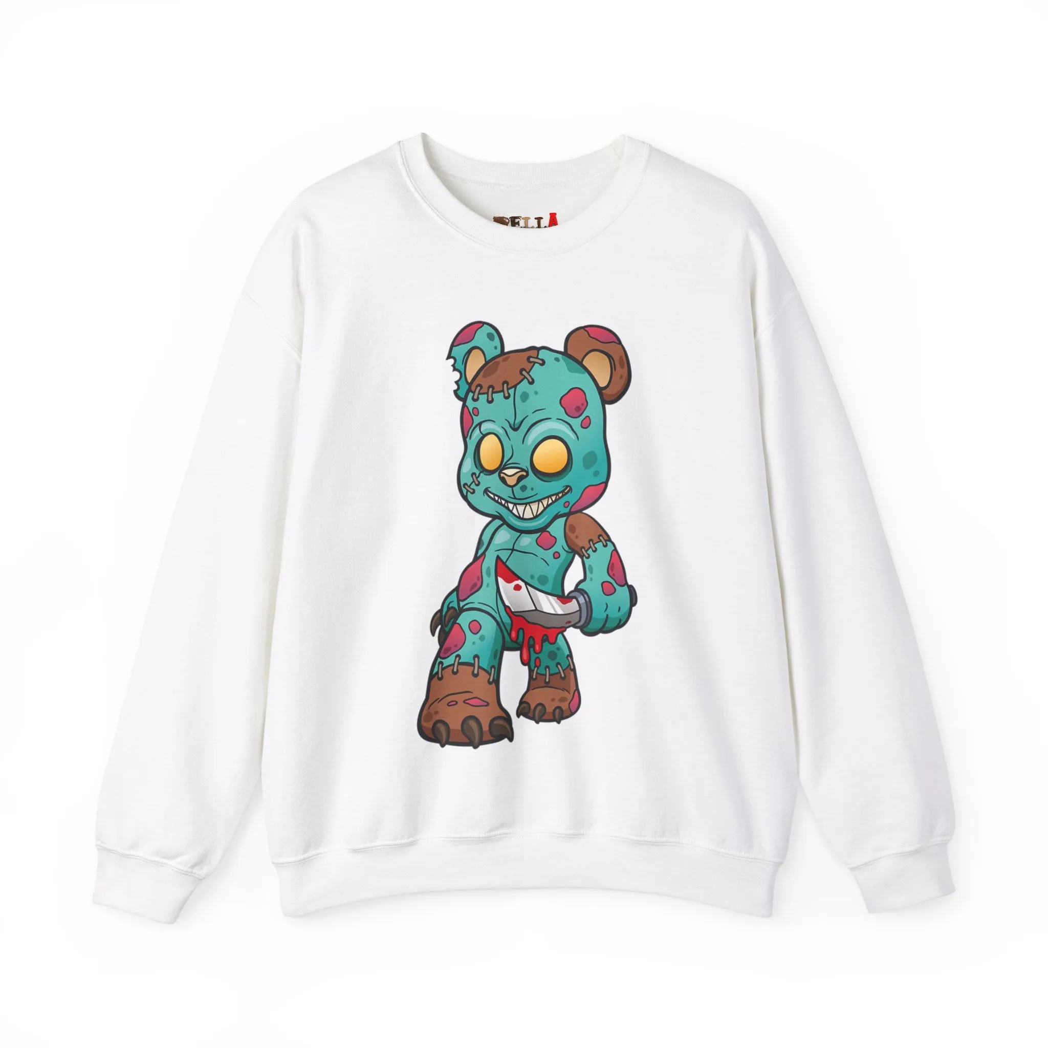Bloody Knife Teddy Bear Sweatshirt