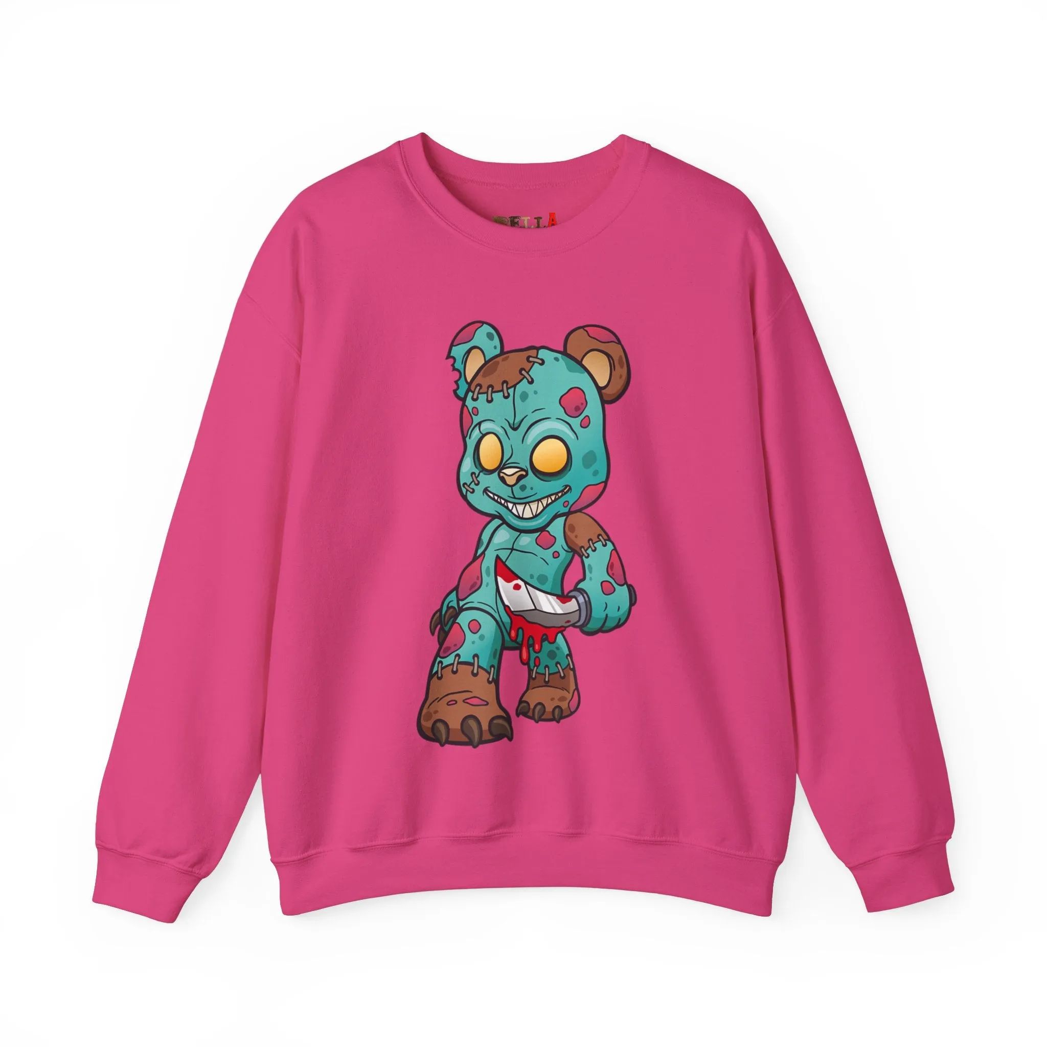 Bloody Knife Teddy Bear Sweatshirt
