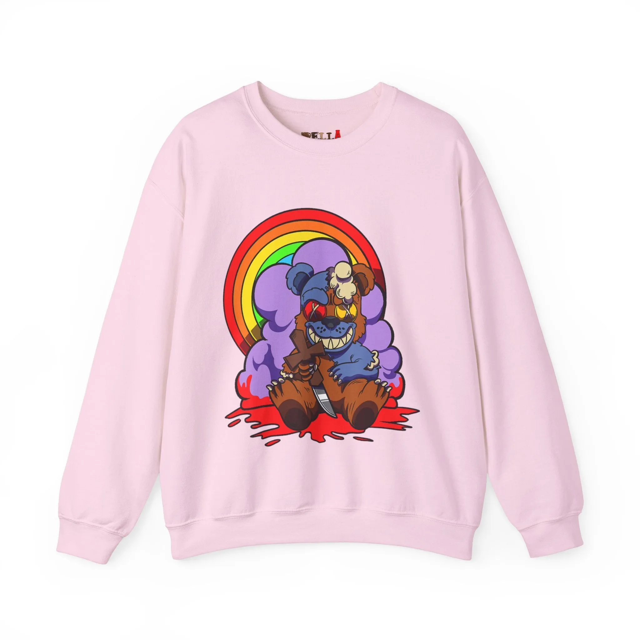 Bloody Knife Teddy Bear Sweatshirt