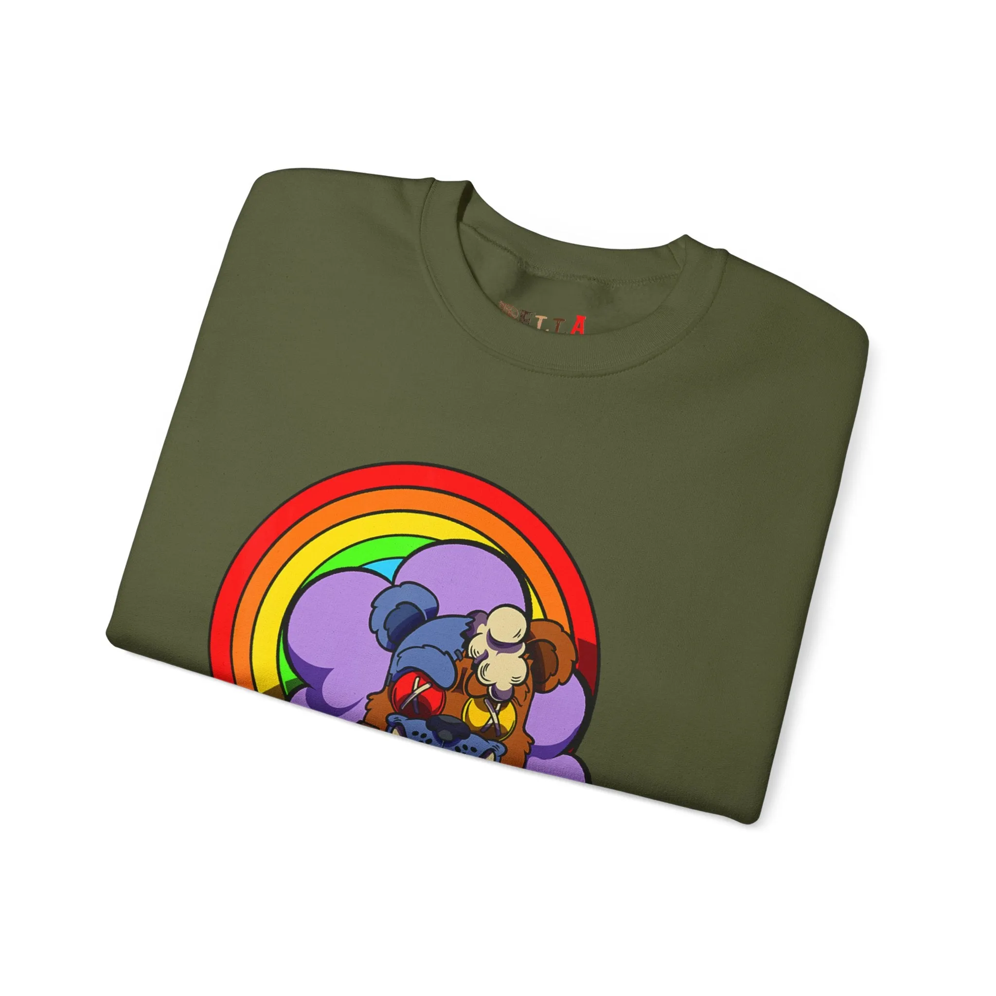 Bloody Knife Teddy Bear Sweatshirt