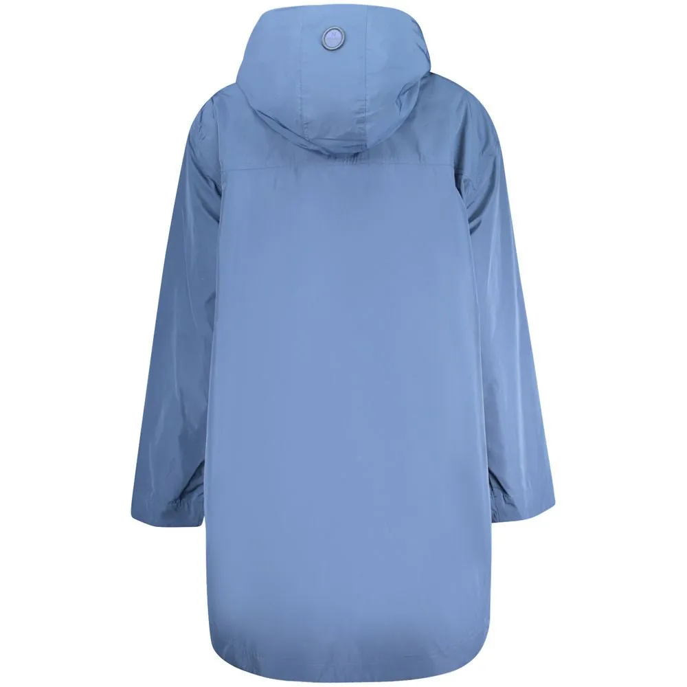 Blue Polyester Jackets & Coat