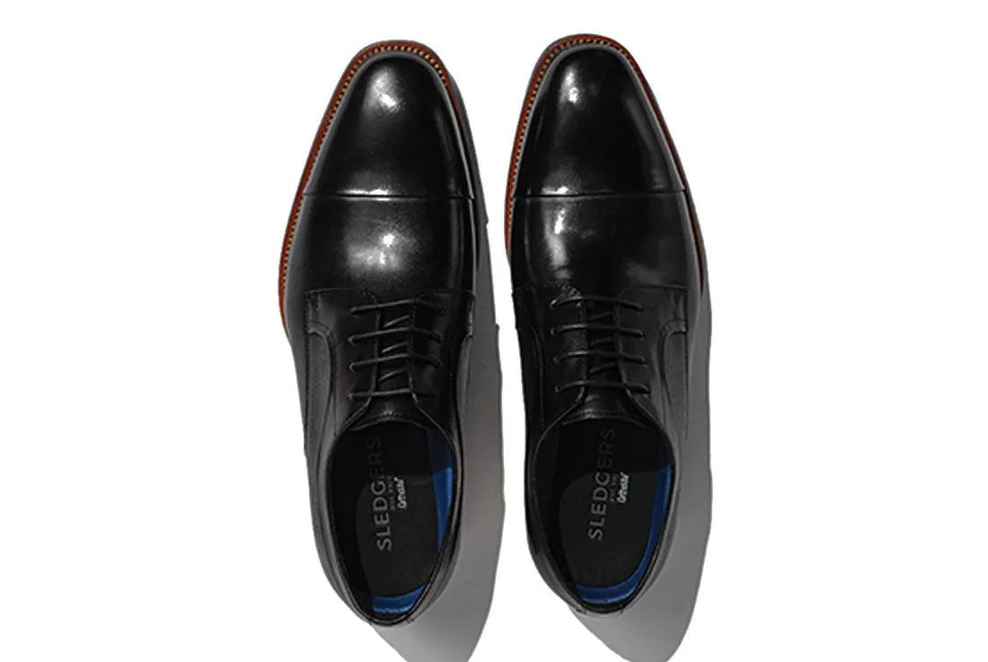 Bonair Black Derby Shoes
