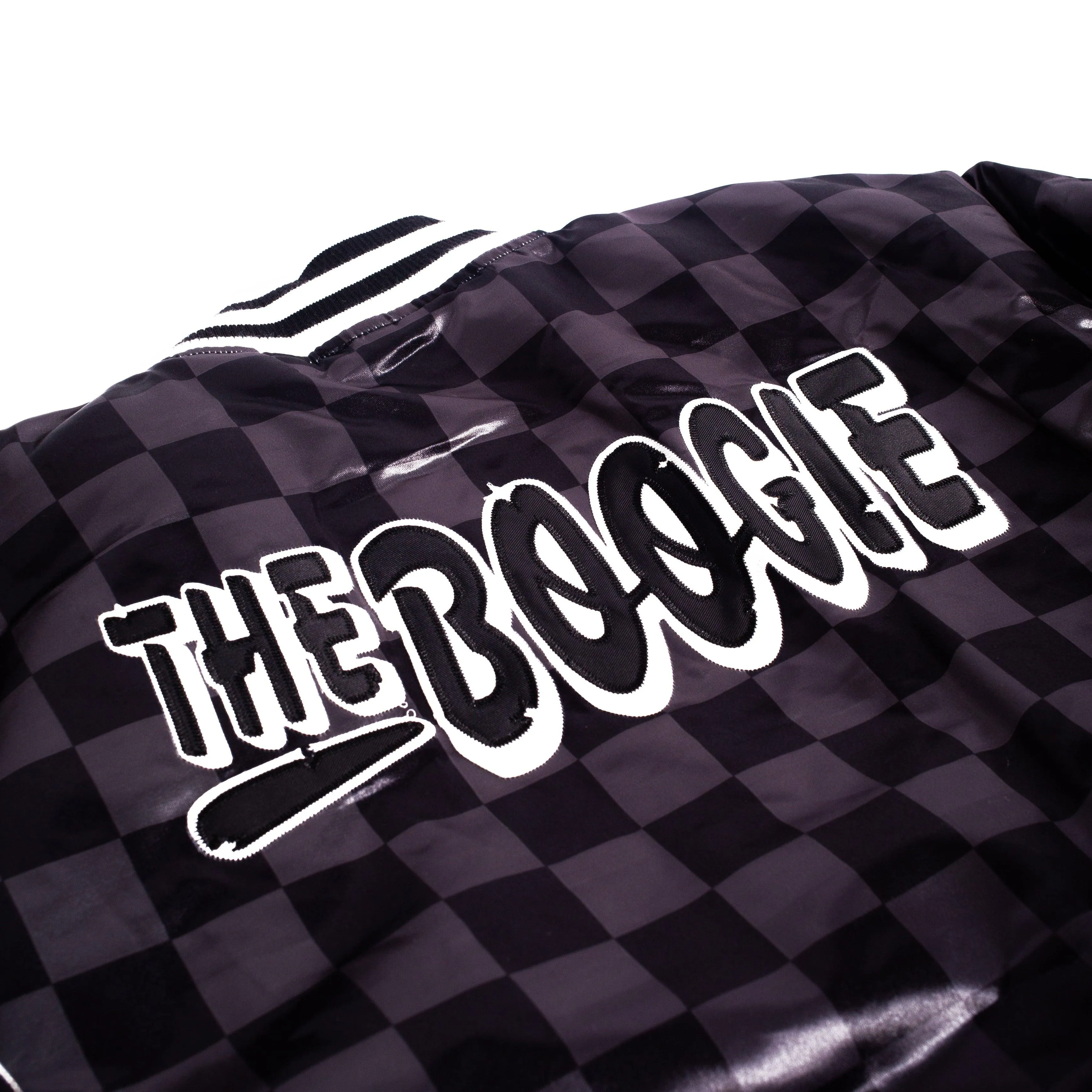 BOOGIE NIPSEY HUSSLE BLACK SATIN JACKET
