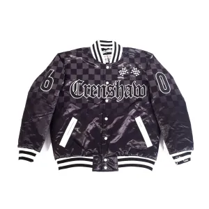 BOOGIE NIPSEY HUSSLE BLACK SATIN JACKET