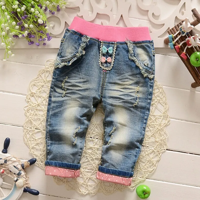 Bow Denim Jeans