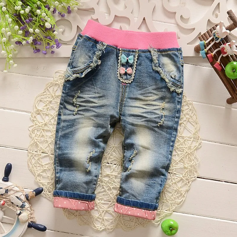Bow Denim Jeans