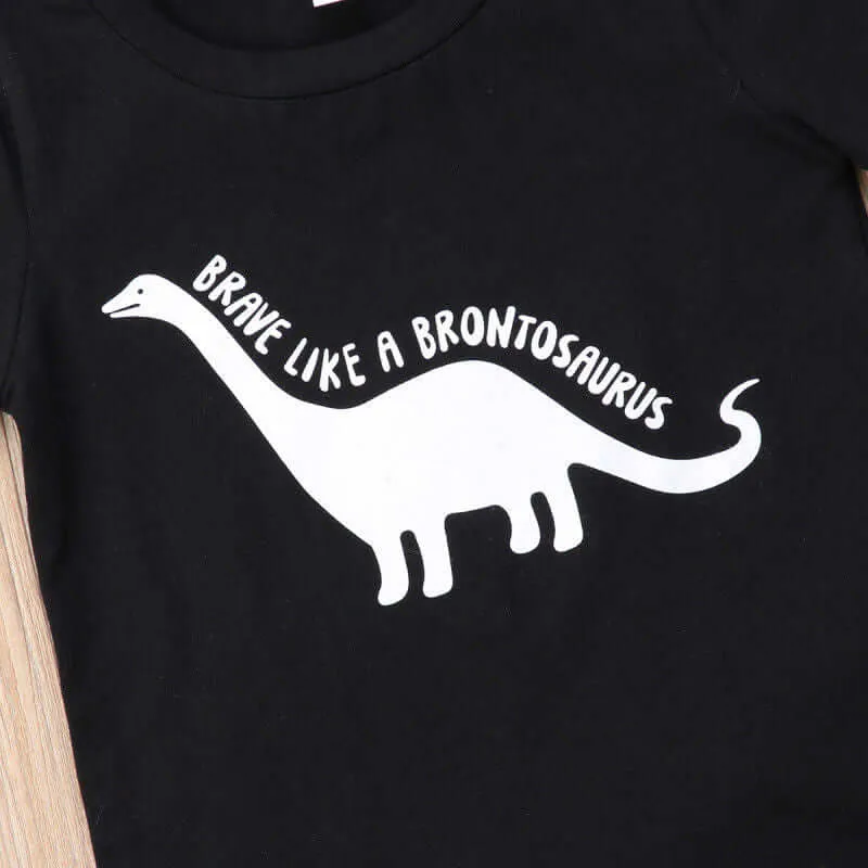 Boy Set 6M-5Y Dinosaur Kid  T-shirt & Pants  Outfit