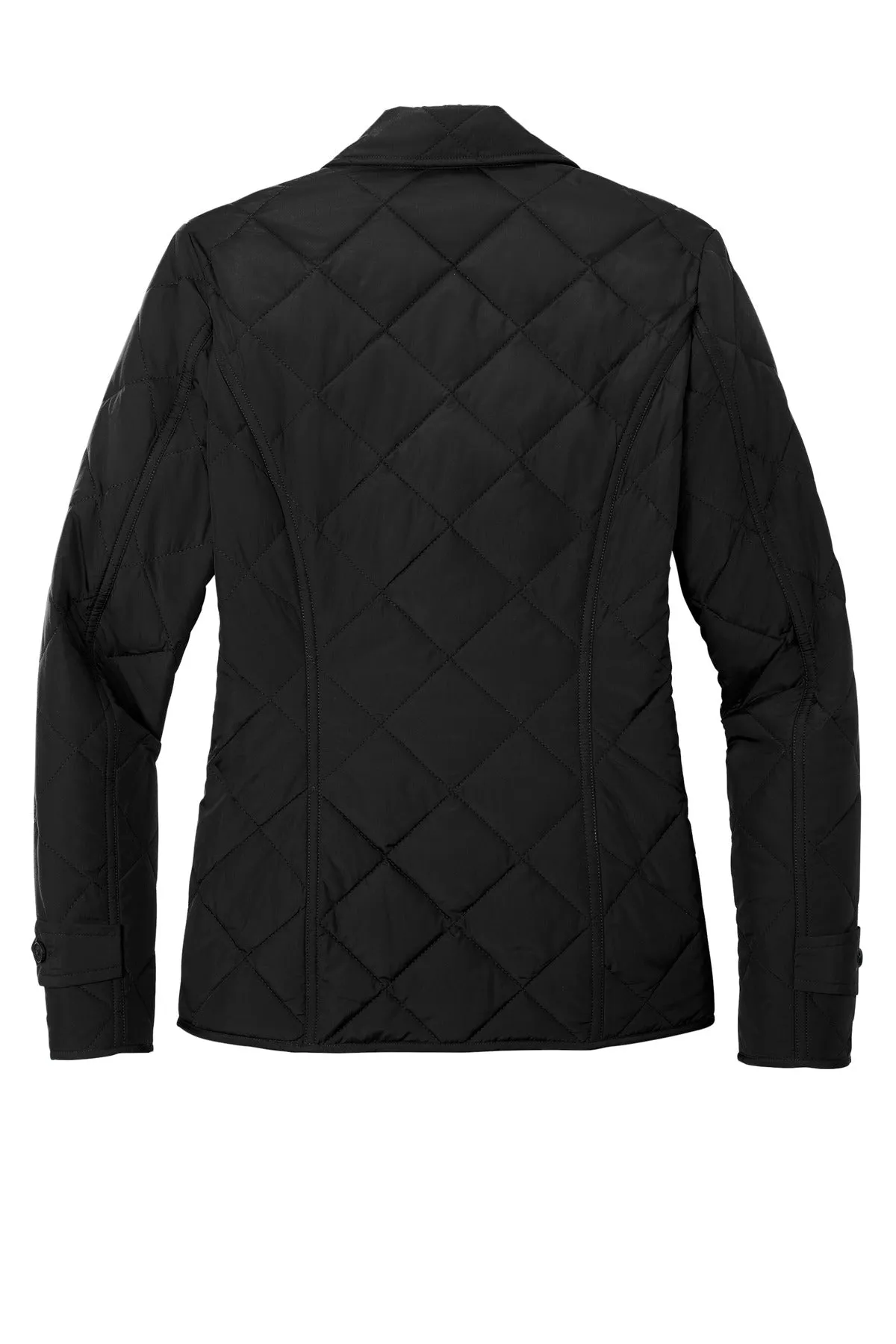 Brooks Brothers Women's Quilted Jacket BB18601 Deep Black