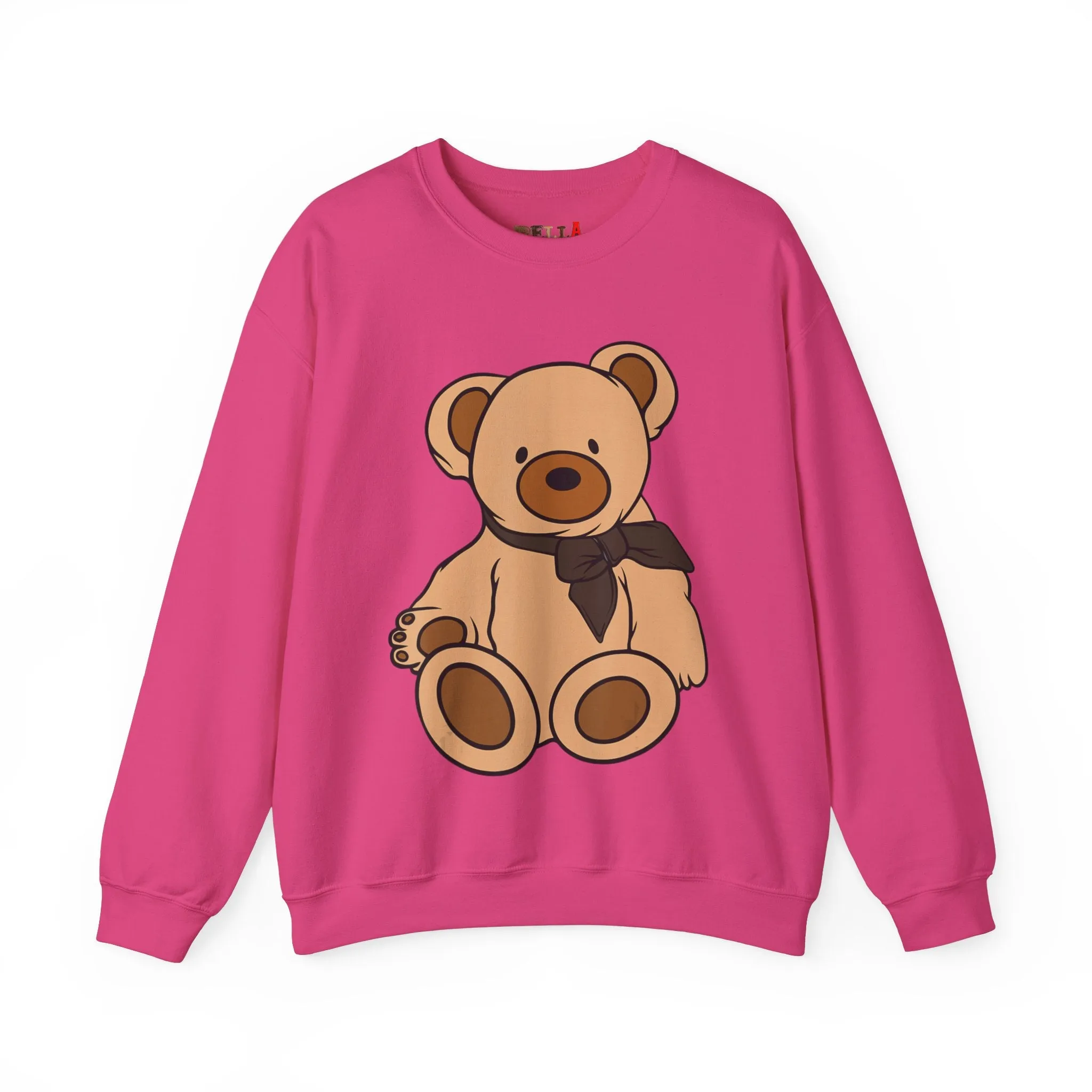 Brown Scarf Teddy Bear Sweatshirt