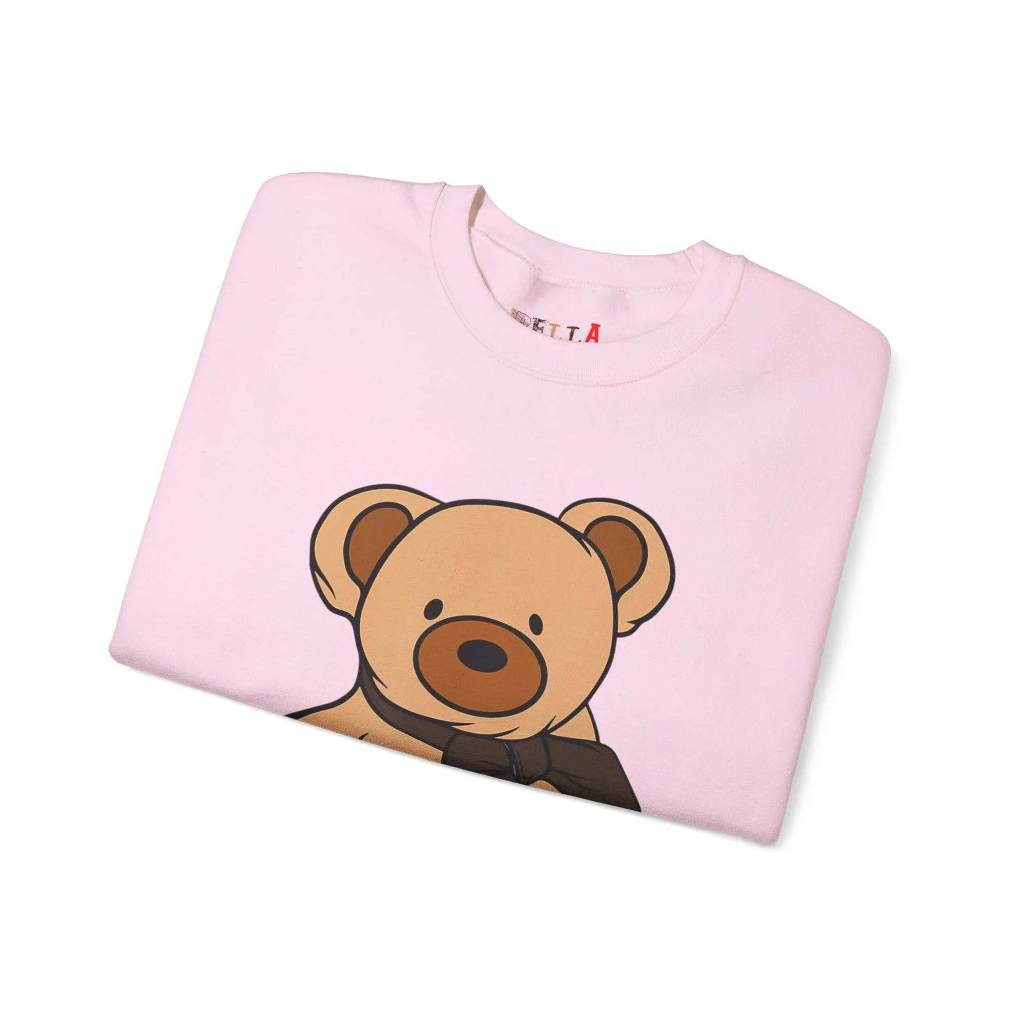 Brown Scarf Teddy Bear Sweatshirt