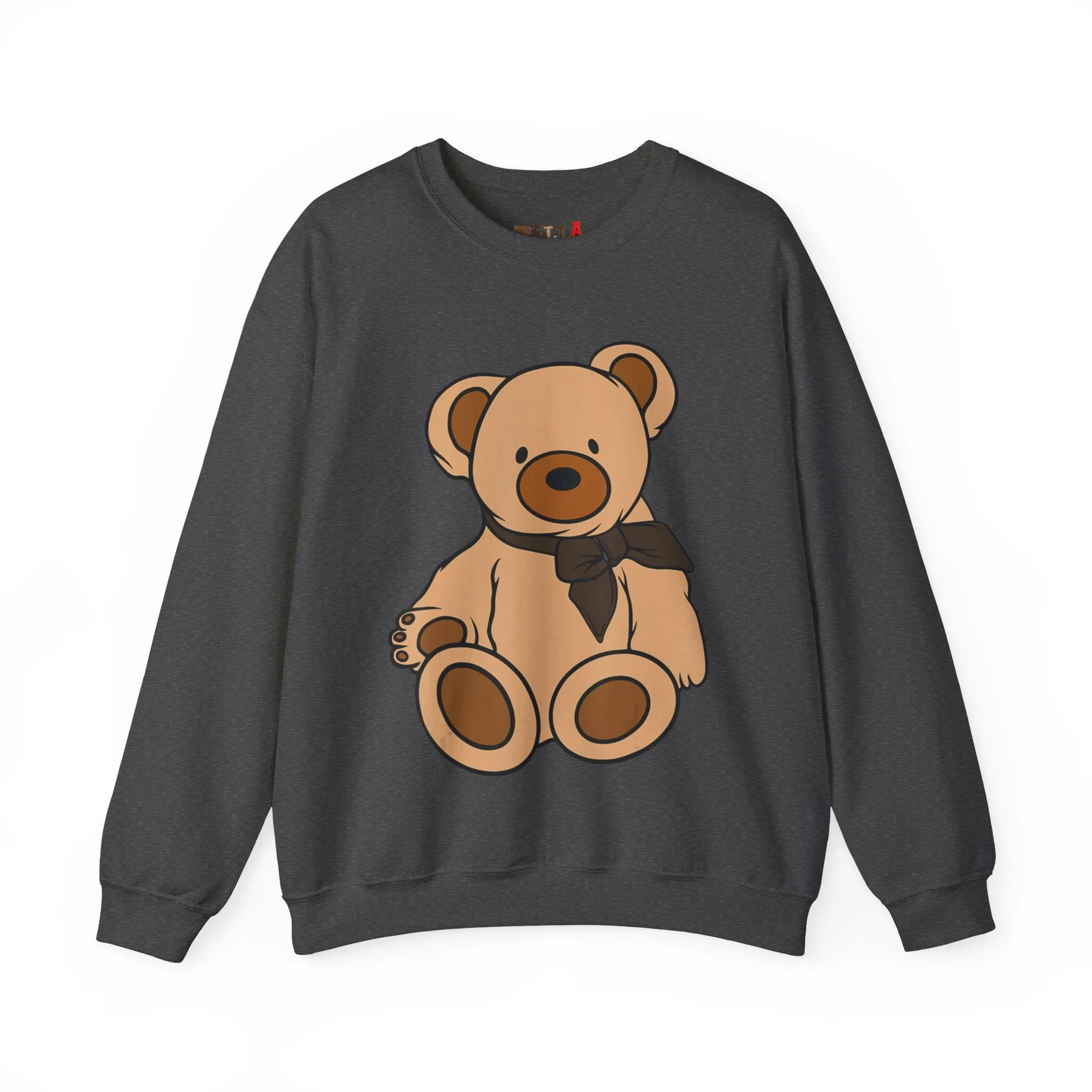 Brown Scarf Teddy Bear Sweatshirt