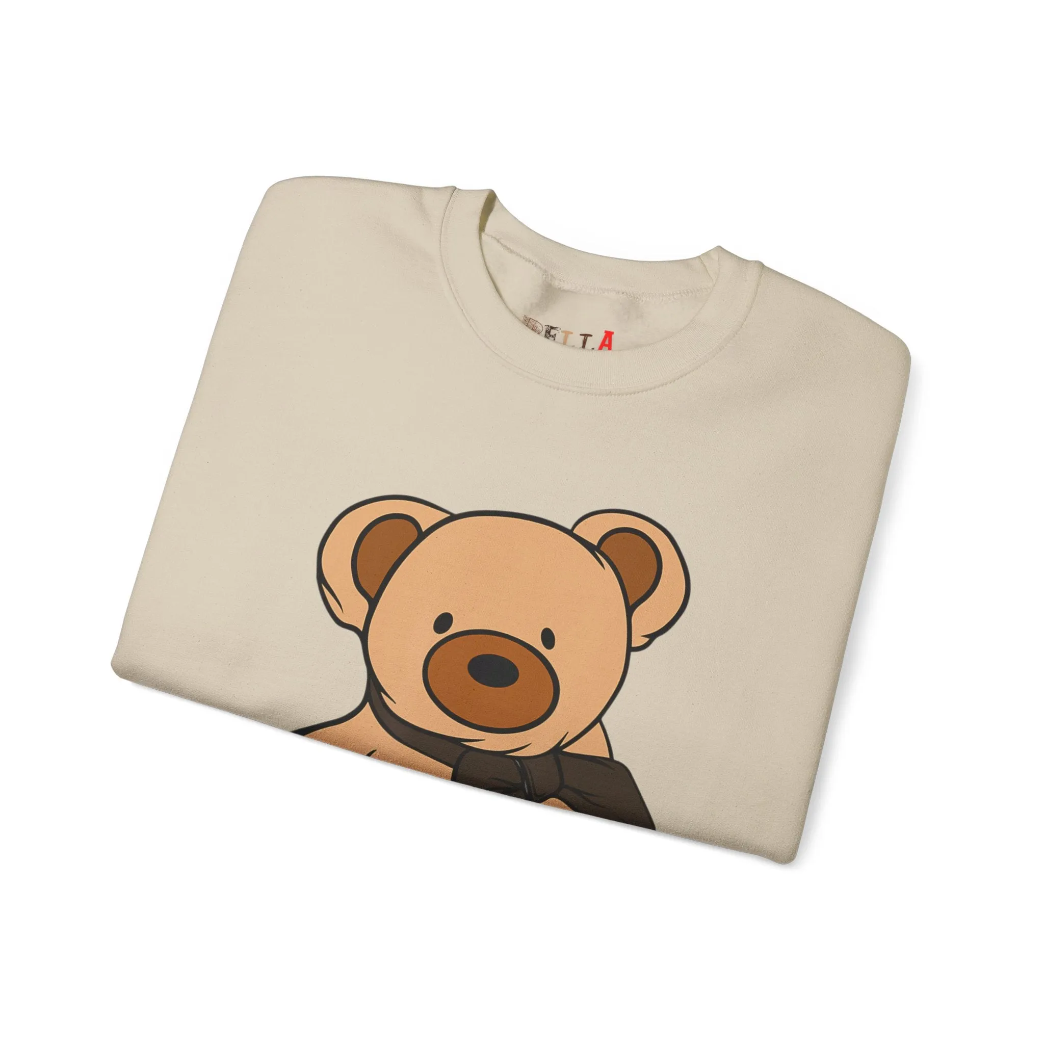 Brown Scarf Teddy Bear Sweatshirt