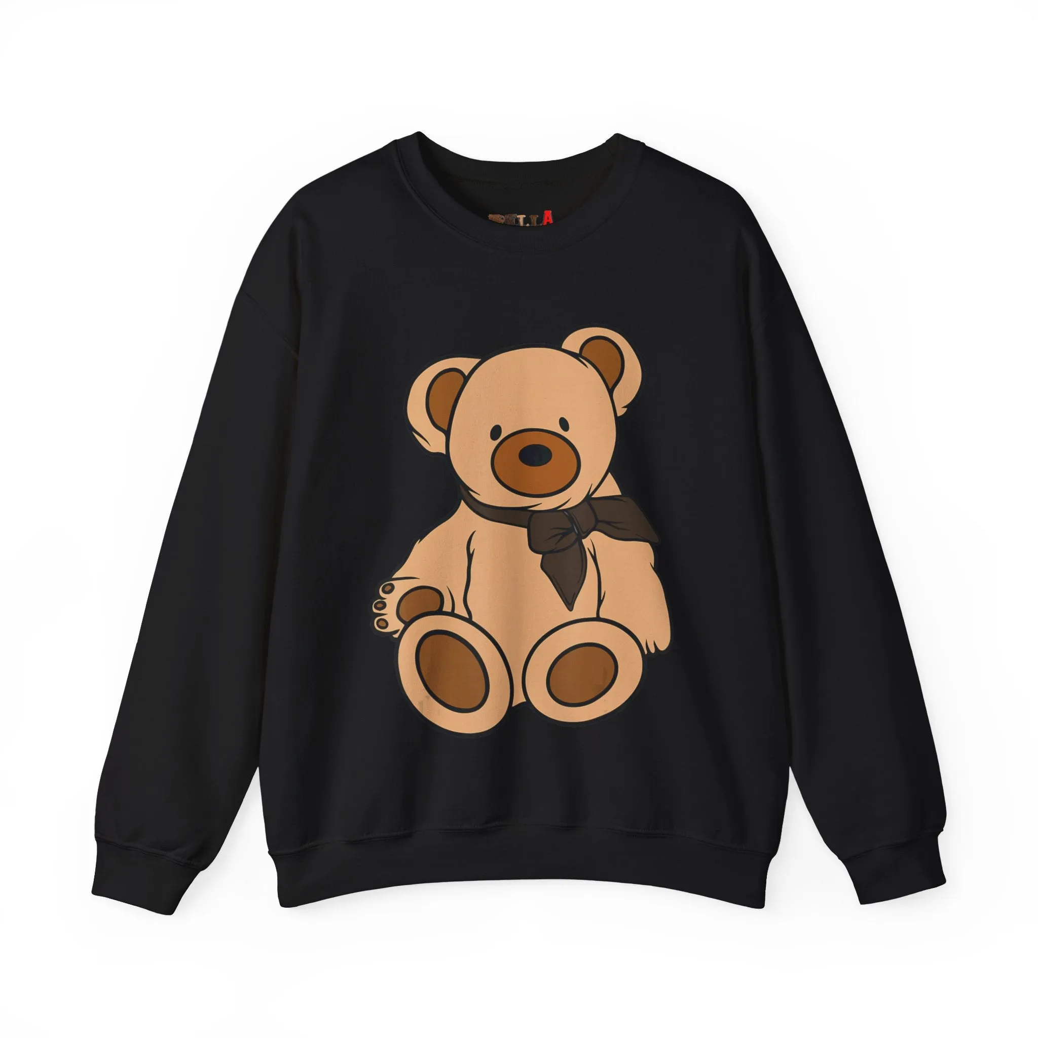 Brown Scarf Teddy Bear Sweatshirt