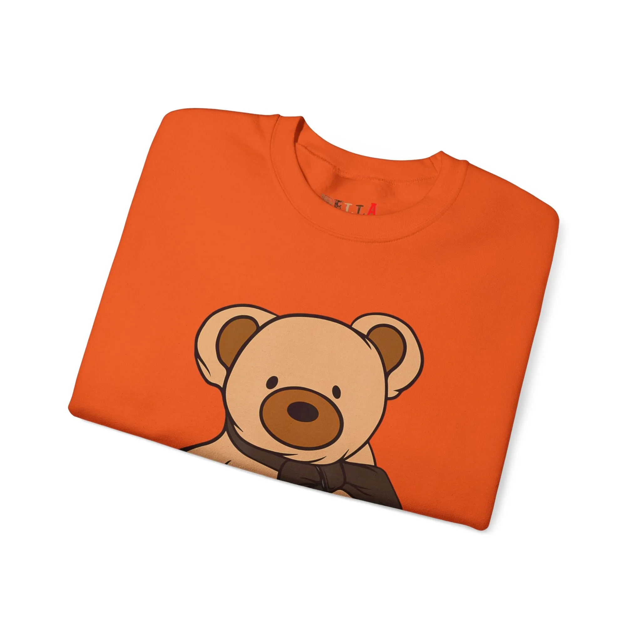 Brown Scarf Teddy Bear Sweatshirt