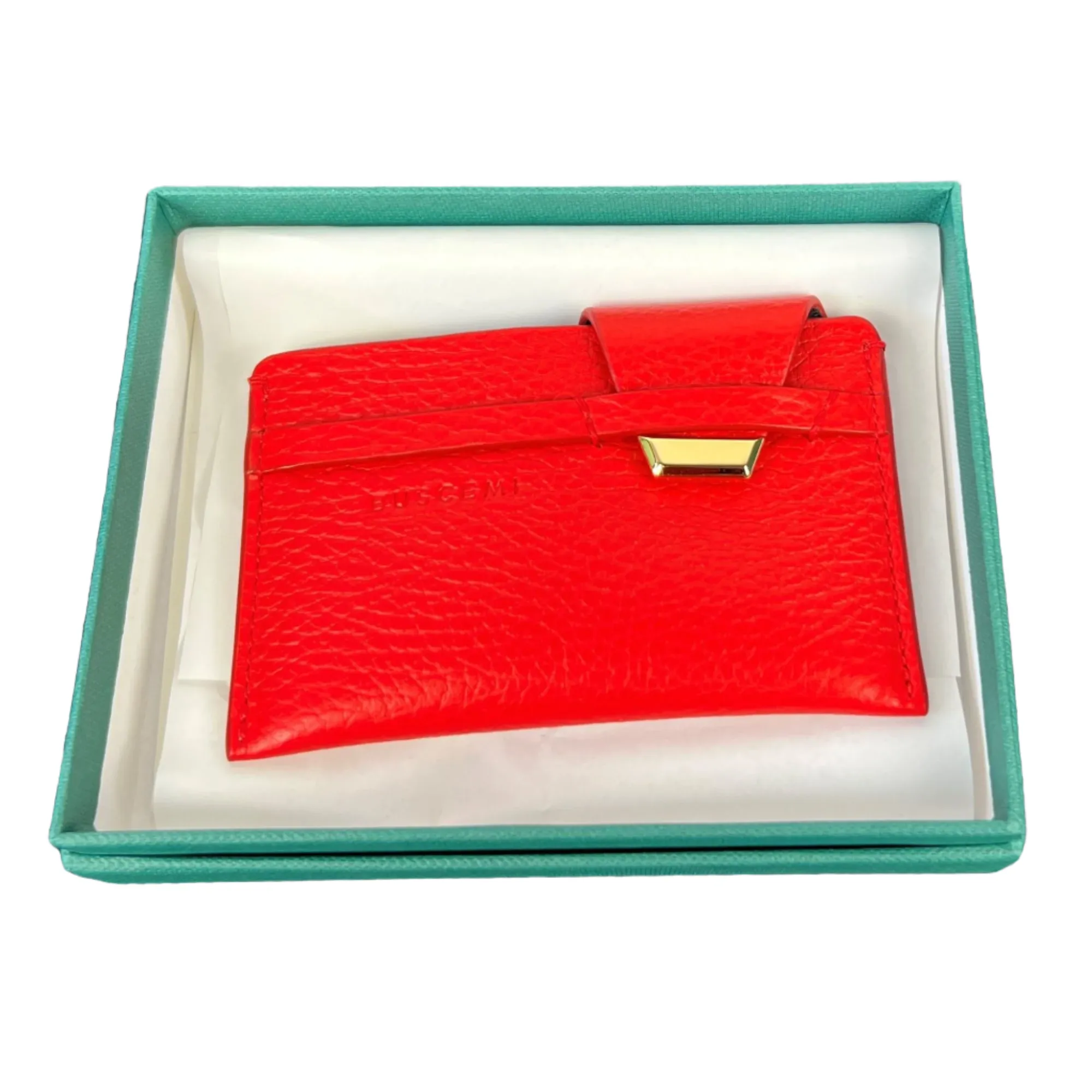Buscemi Men's Accessories Alce Red Leather Wallet