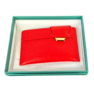 Buscemi Men's Accessories Alce Red Leather Wallet