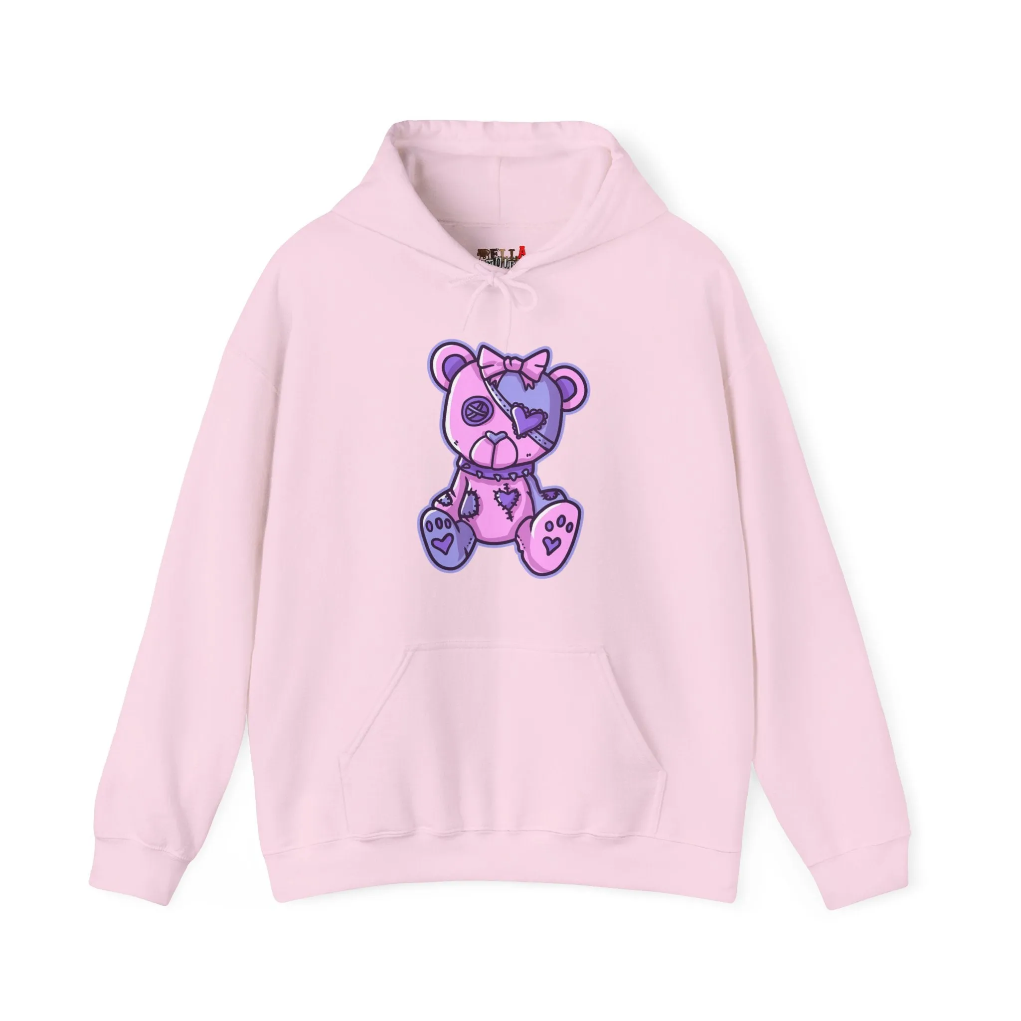 Button Eye Teddy Bear Hoodie
