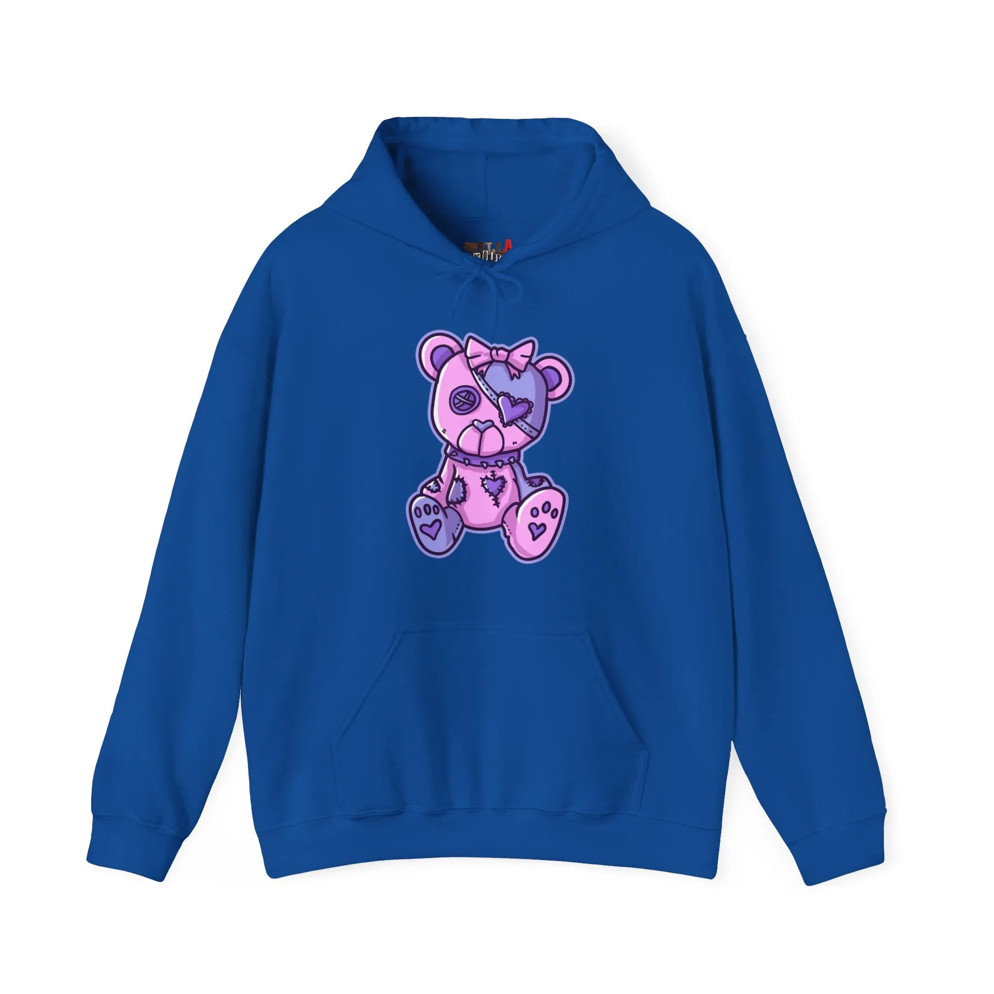 Button Eye Teddy Bear Hoodie