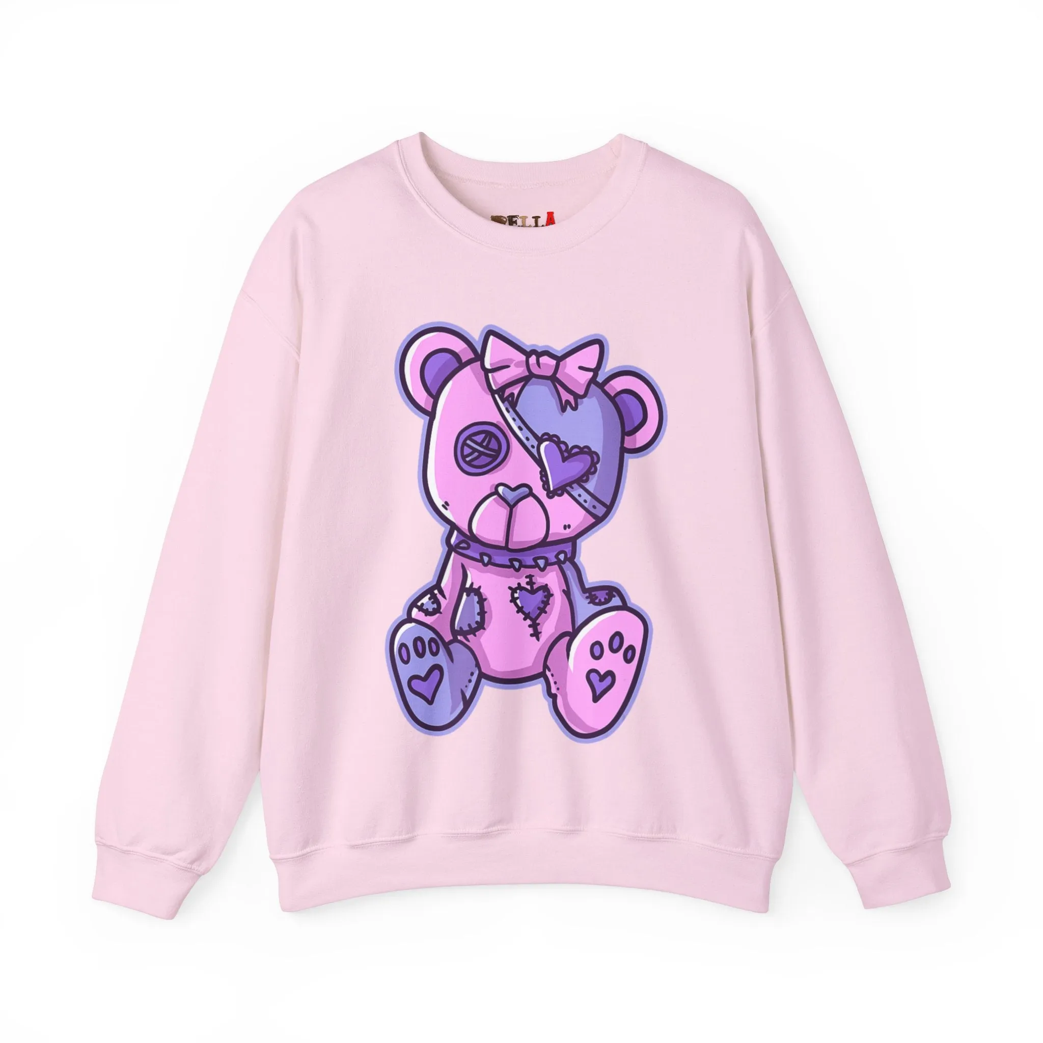 Button Eye Teddy Bear Sweatshirt