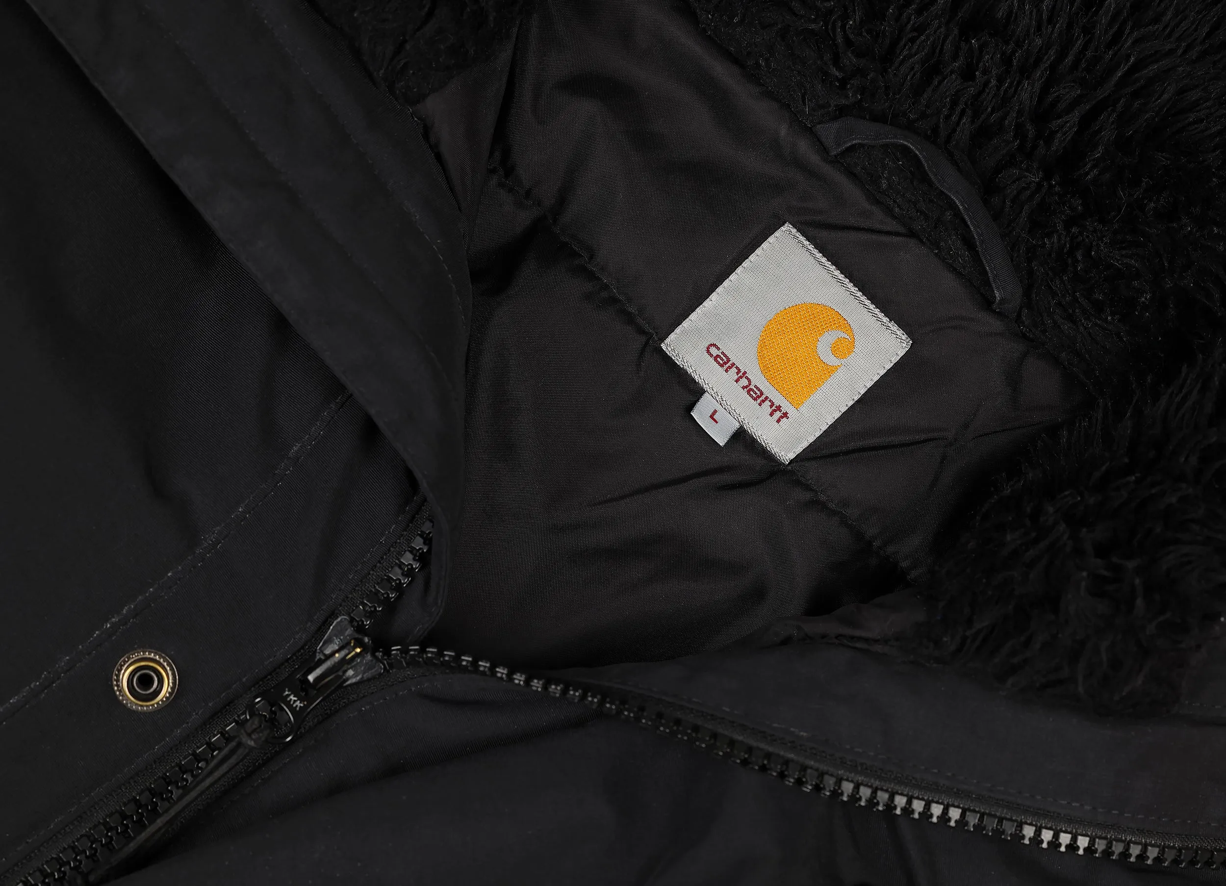 Carhartt Anchorage Parka Jacket Coat - Black - XL
