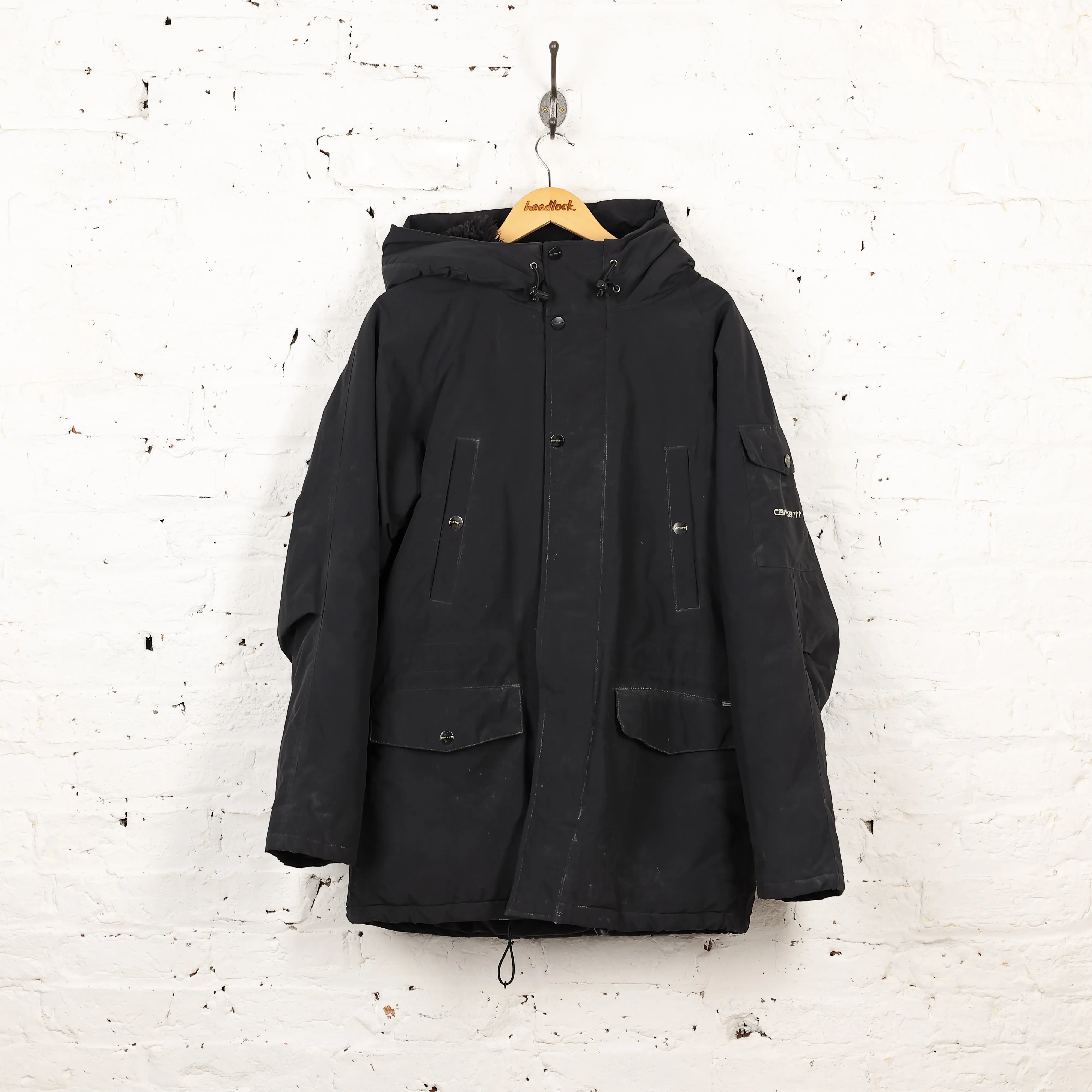 Carhartt Anchorage Parka Jacket Coat - Black - XL