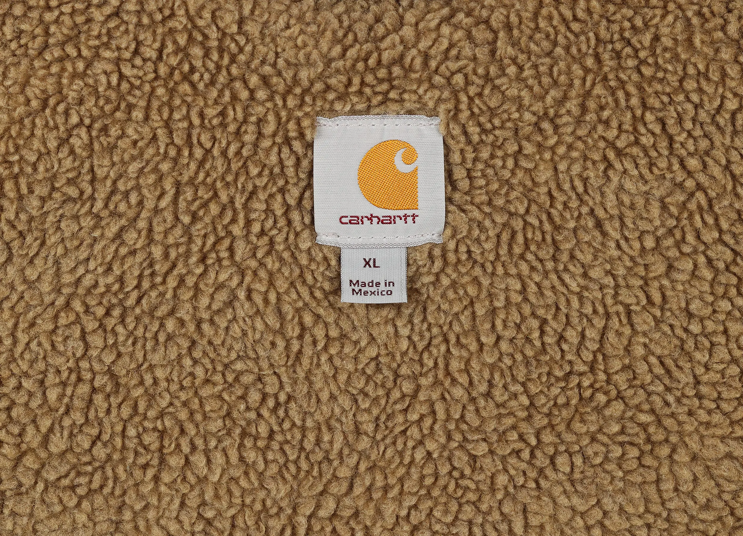 Carhartt Fleece Lined Gilet Bodywarmer Jacket - Brown - XL