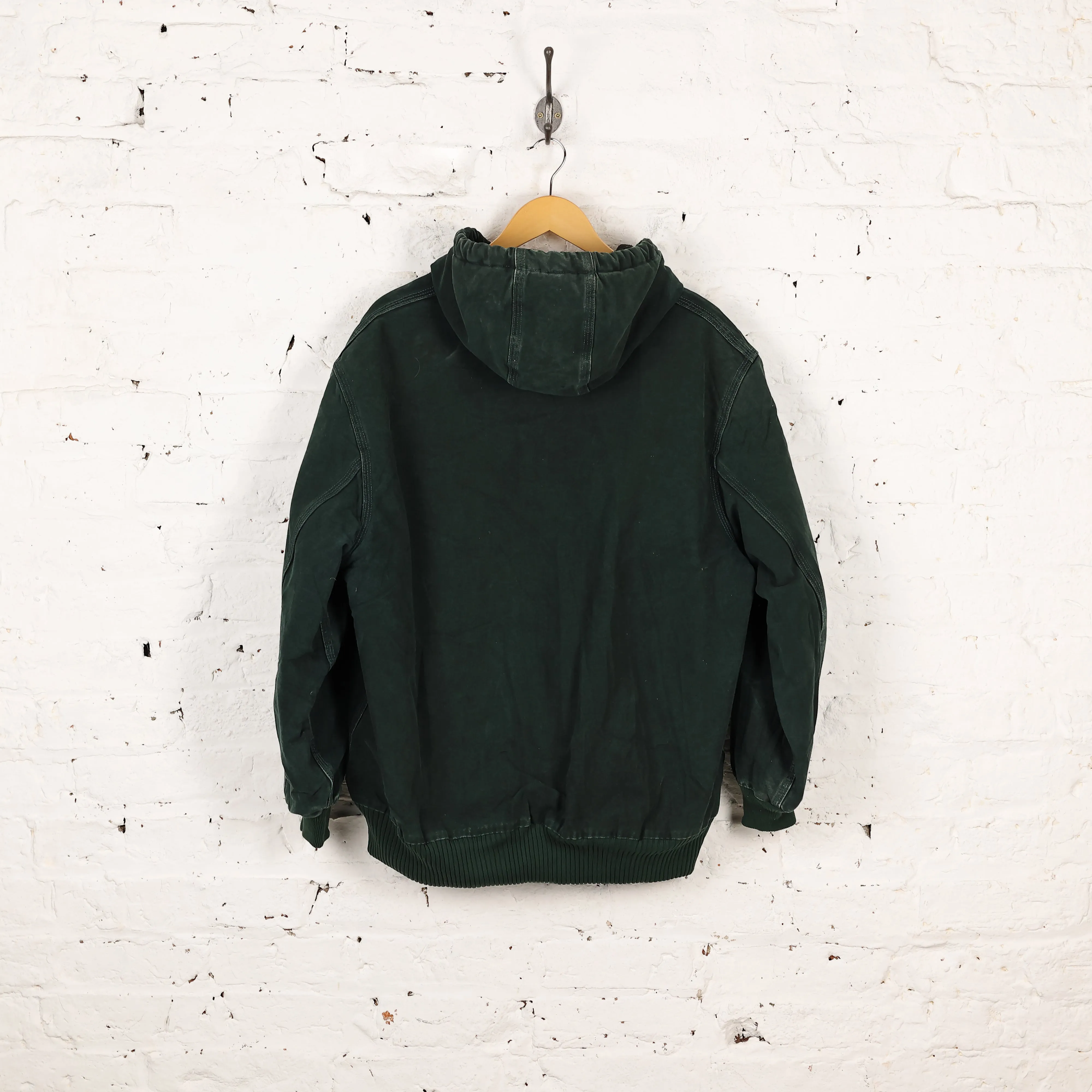 Carhartt Hooded Work Jacket - Green - L