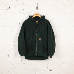 Carhartt Hooded Work Jacket - Green - L